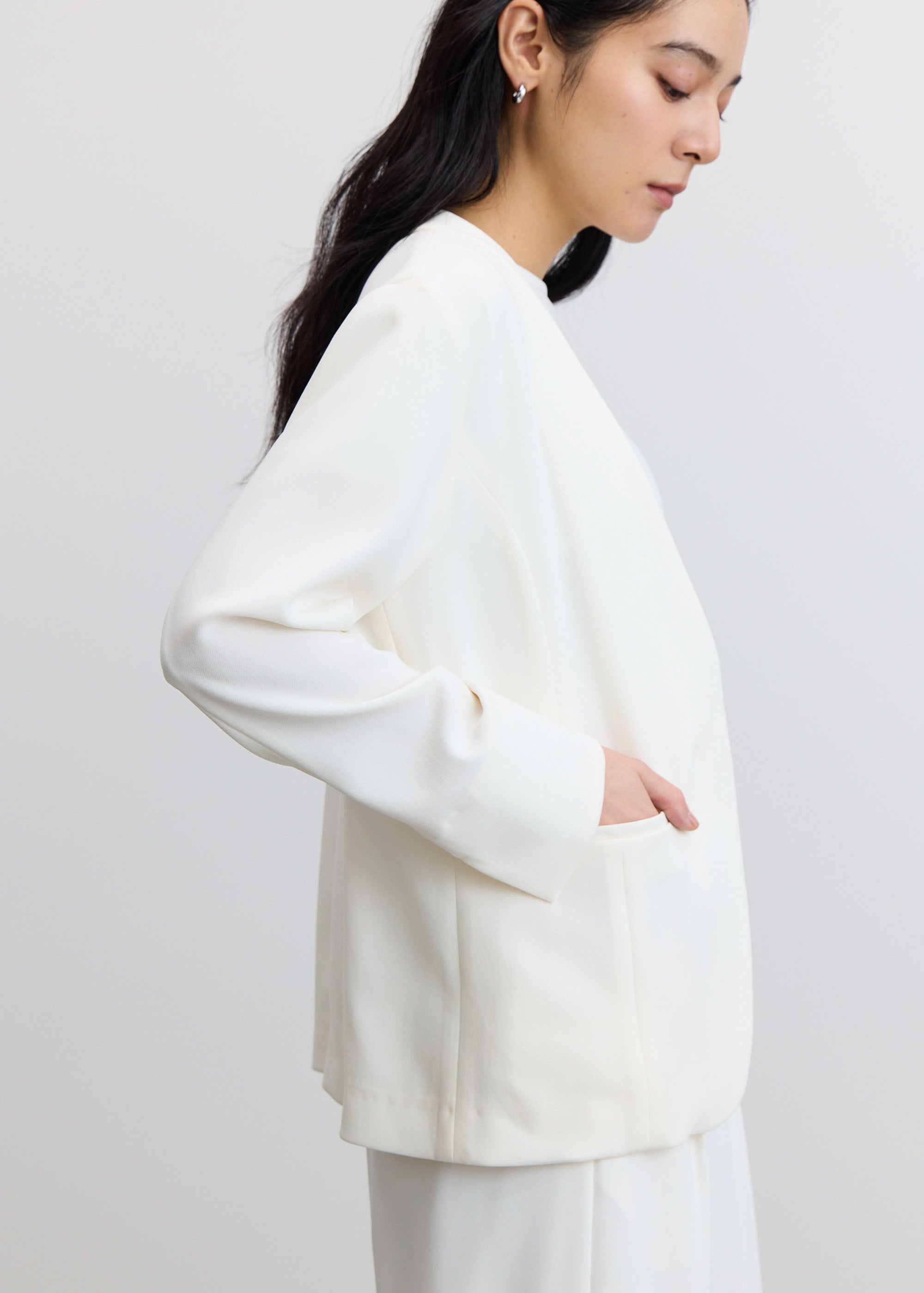 ノーカラージャケット