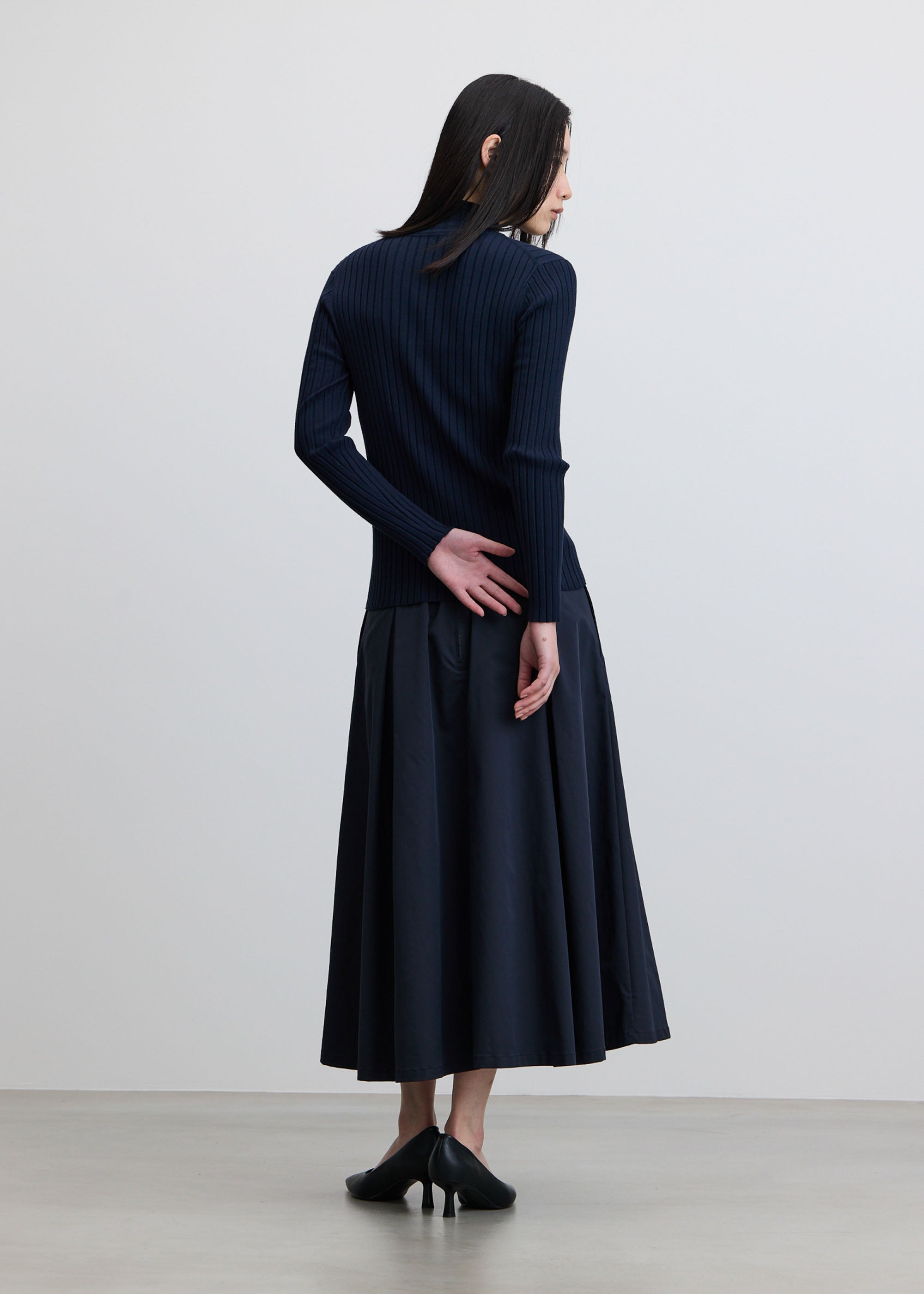 soeju ソージュ　リモンタタックスカート 黒 リモンタタックスカート - SOÉJU online store｜上質な大人の女性の