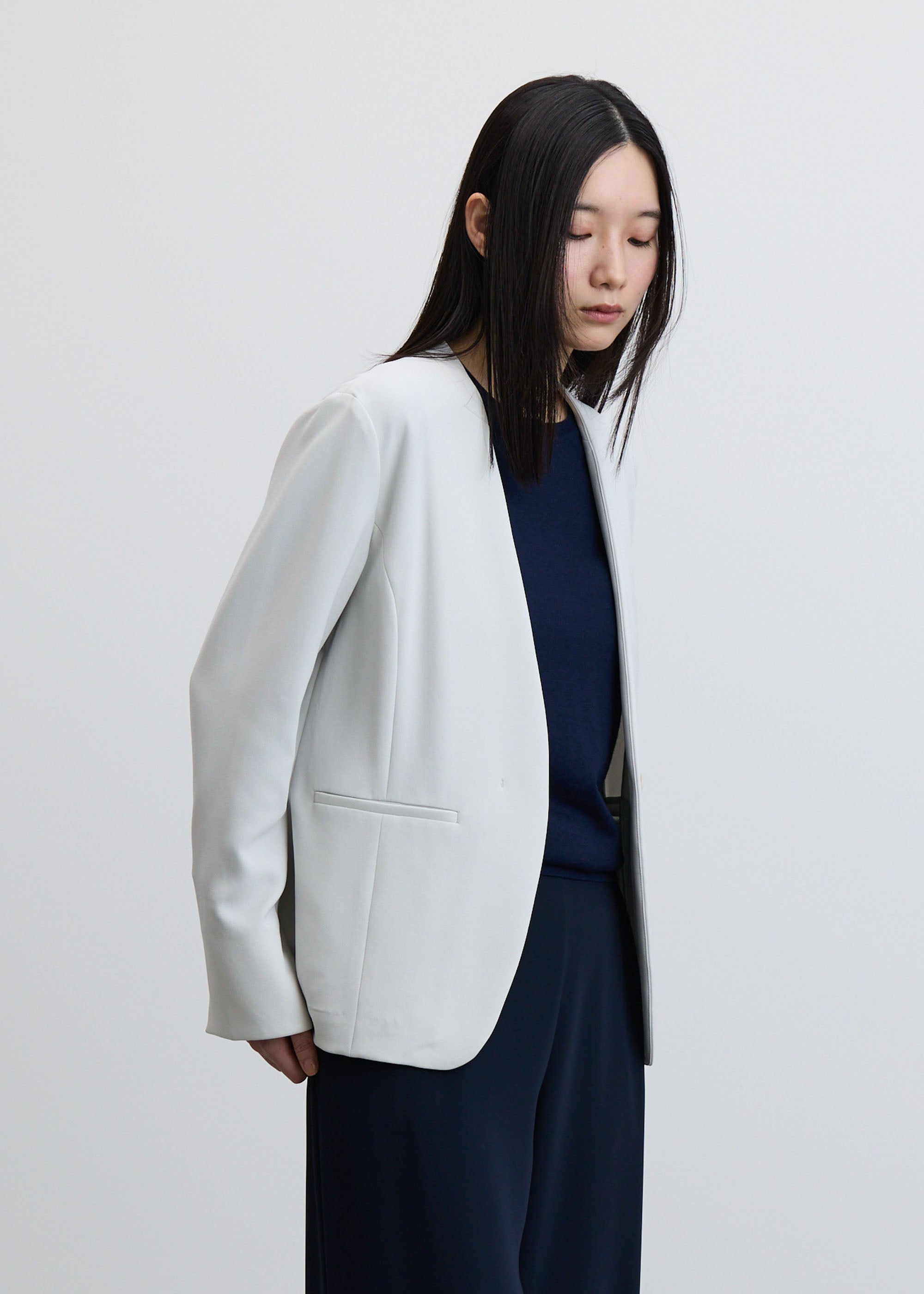 ノーカラージャケット