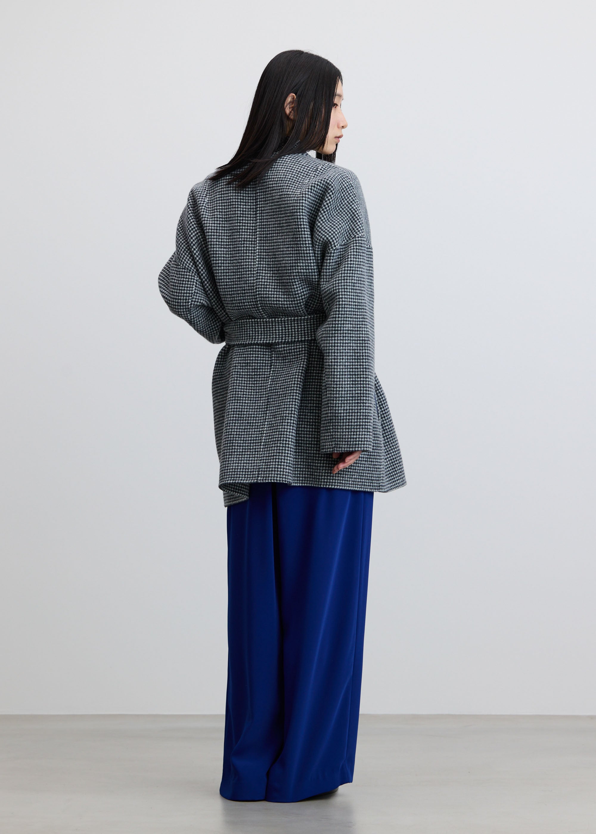 ウールリバーミディコート