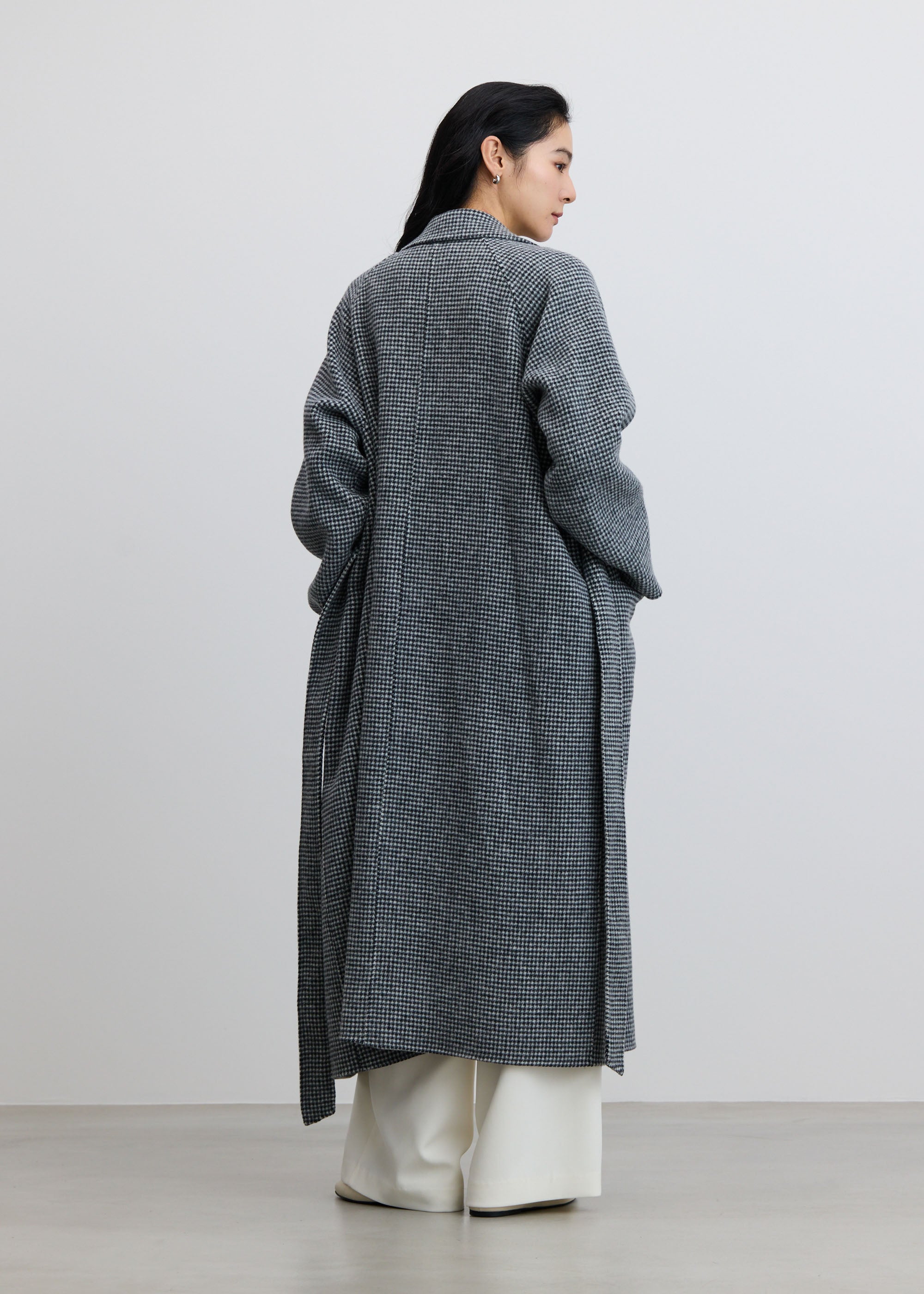 ウールリバーローブコート