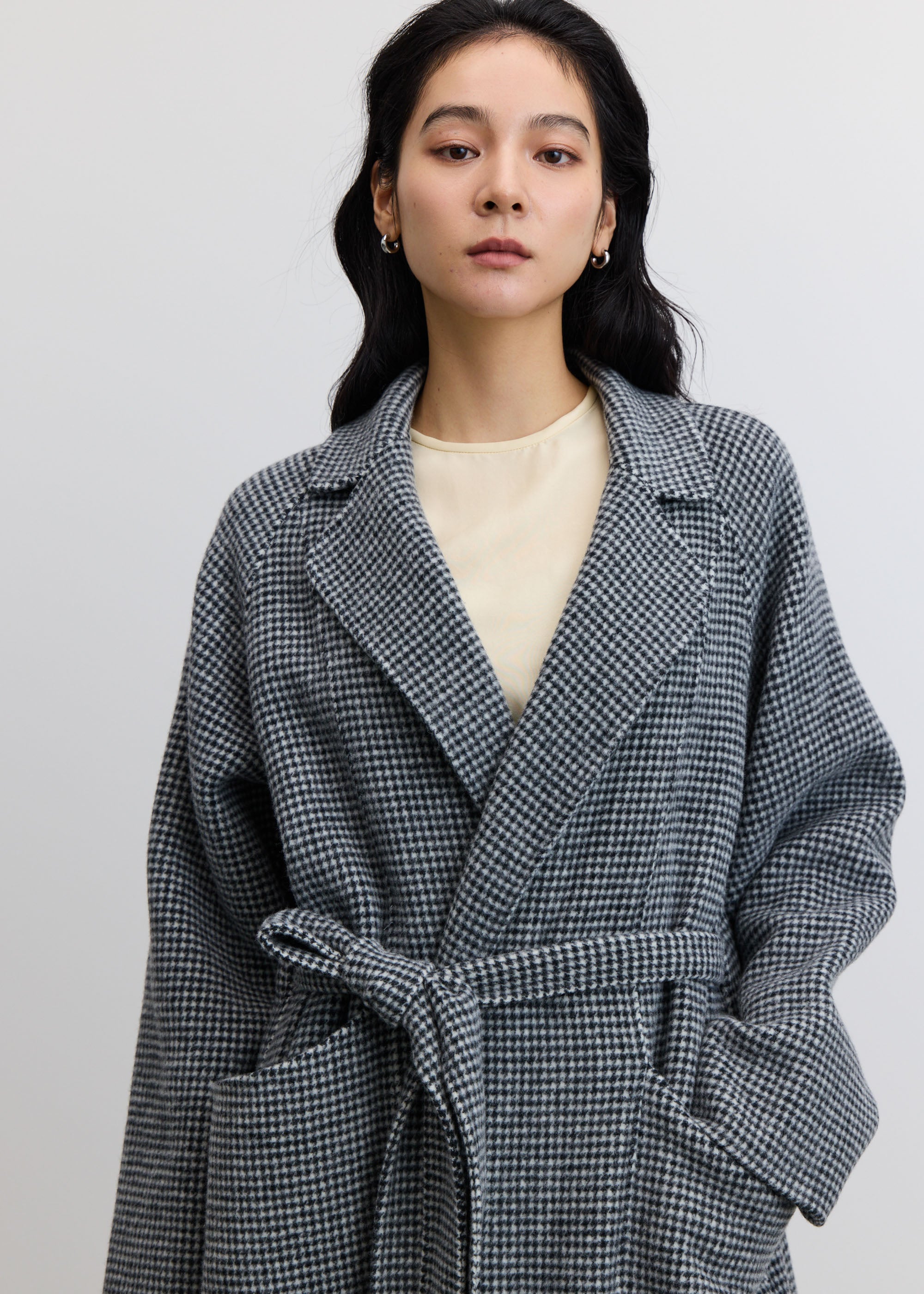 ウールリバーローブコート - SOÉJU online store｜上質な大人の女性の