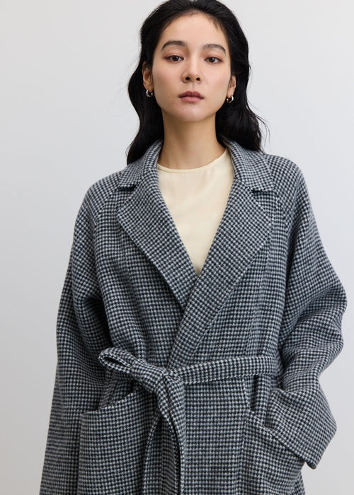 ウールリバーローブコート