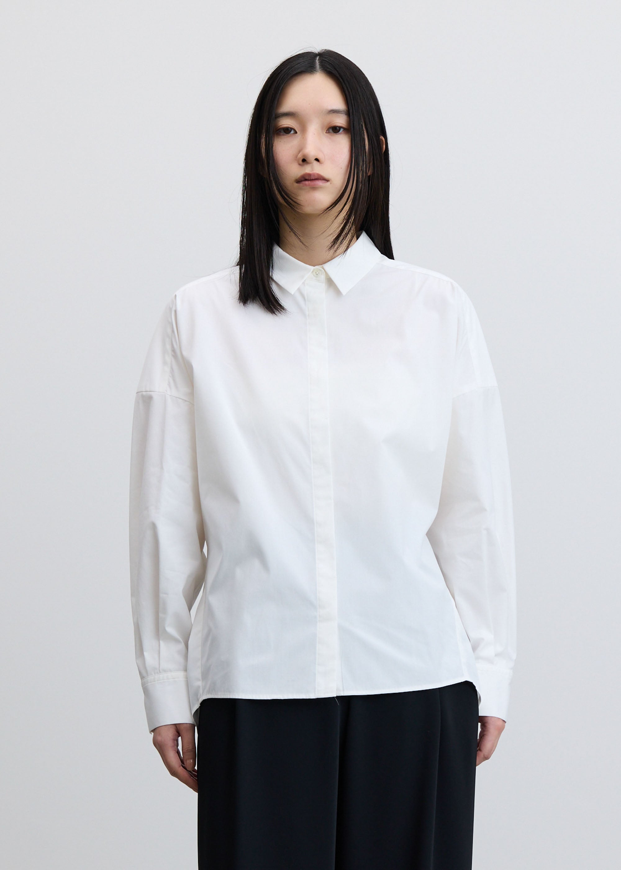 ソージュ soeju コクーンシャツ コクーンシャツ - SOÉJU online store｜上質な大人の女性のためのトップス