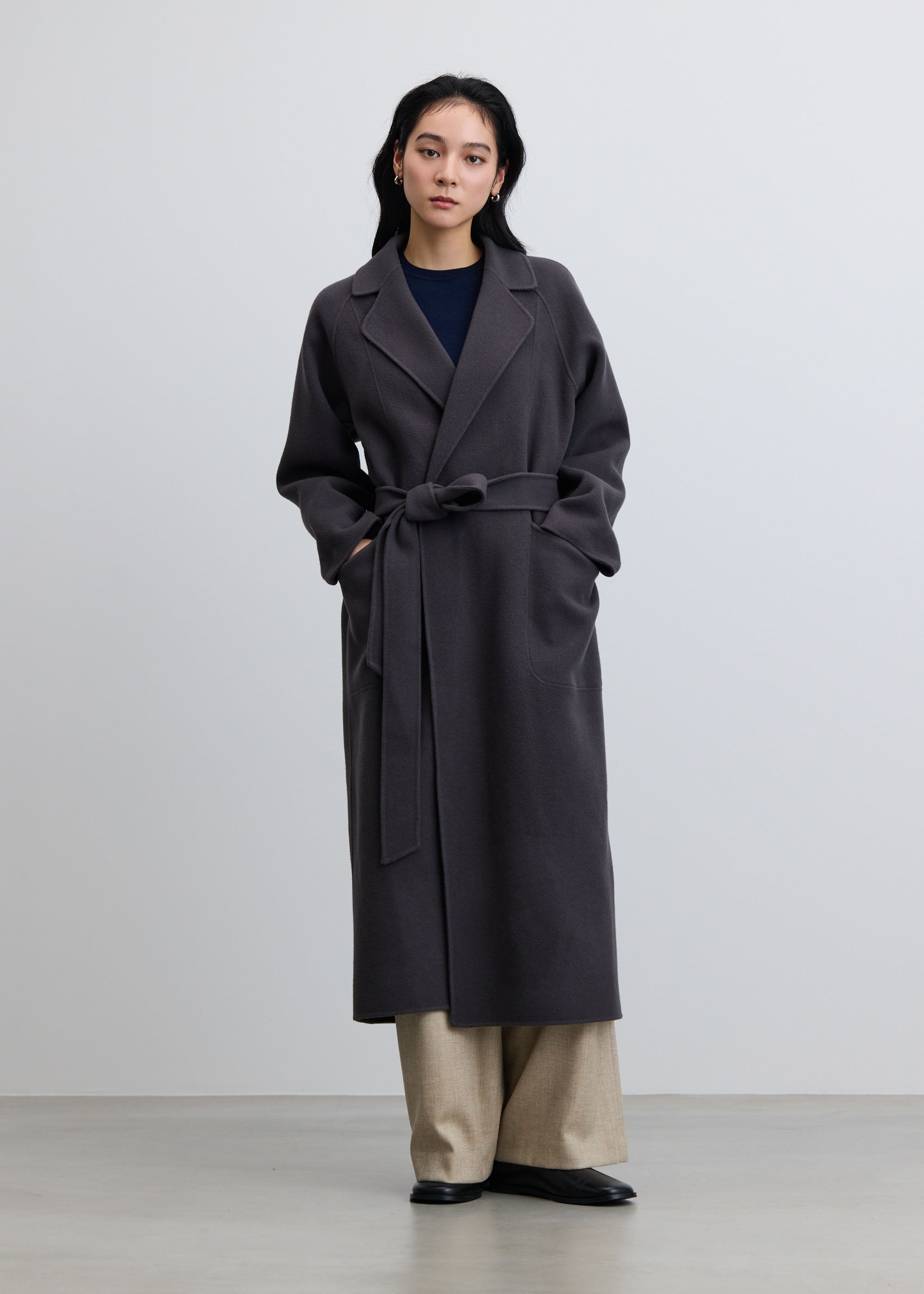 ウールハイゲージドルマンスリーブプルオーバー - SOÉJU online store