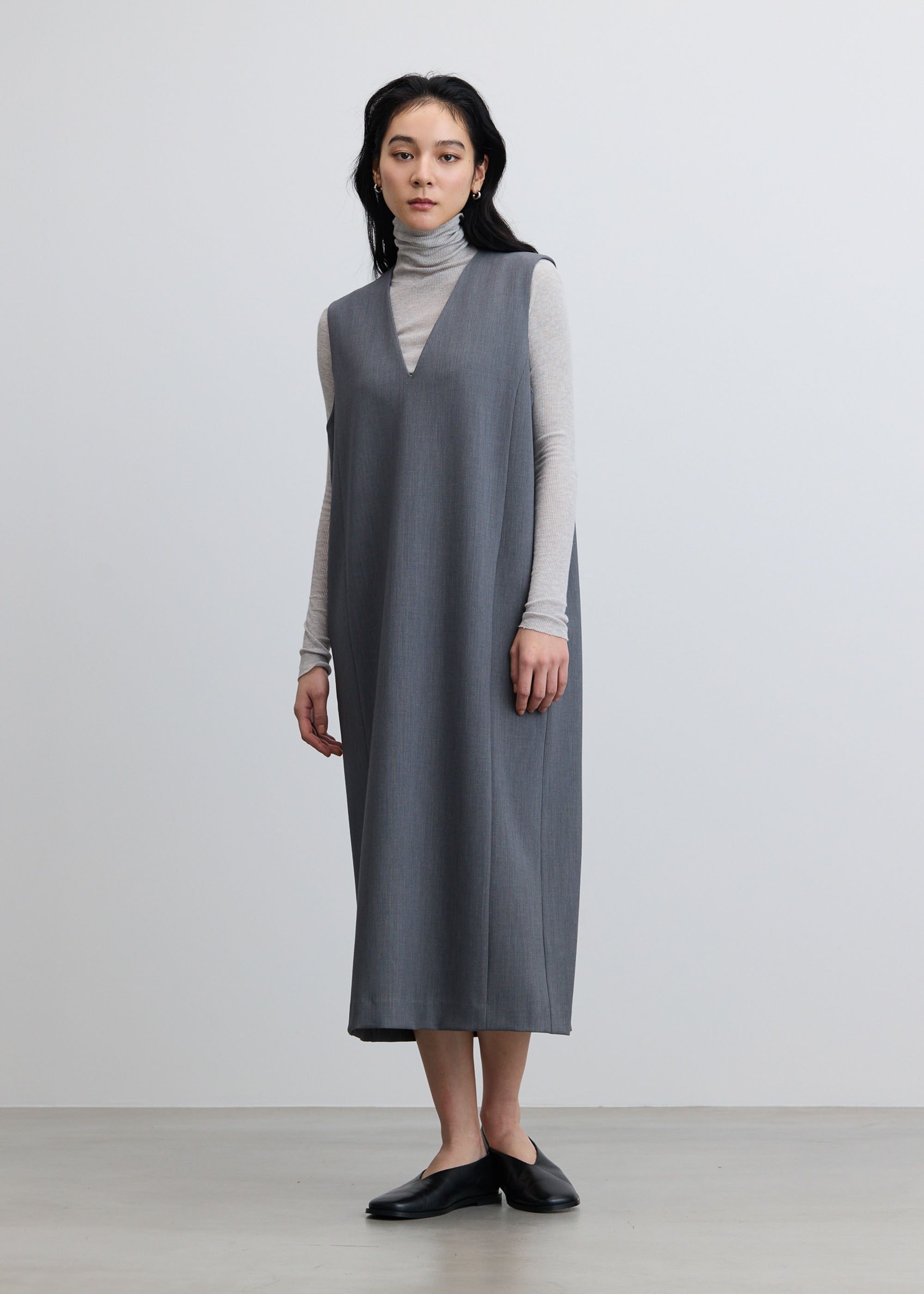 カシミヤ混タートルネックカットソー - SOÉJU online store｜上質な