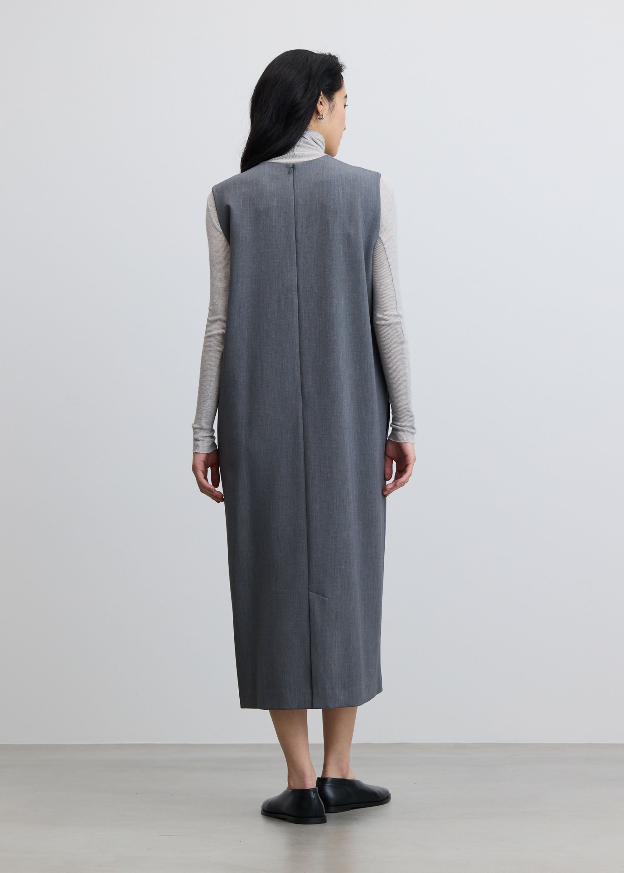 ウールライクジャンパースカート