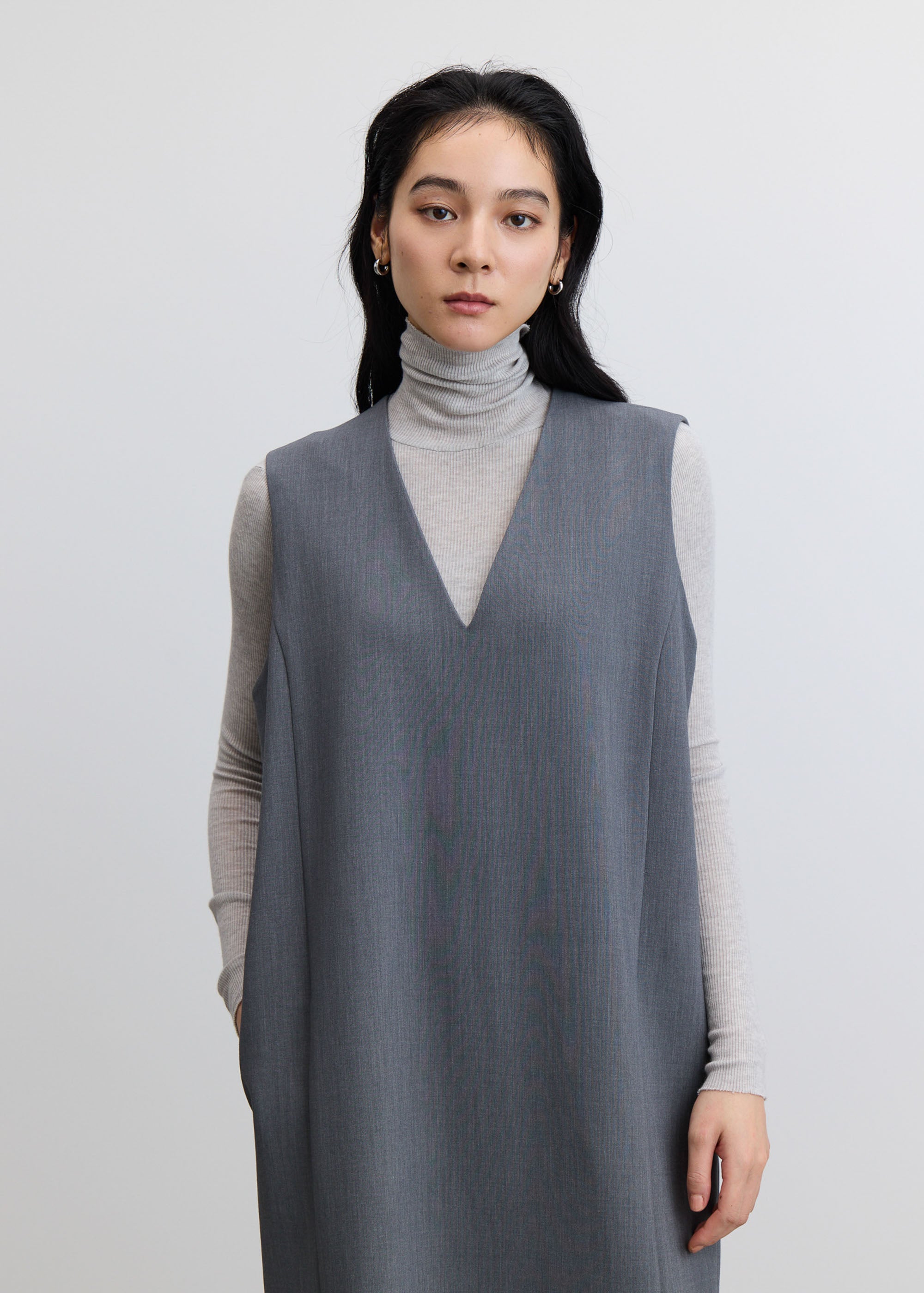 【SOÉJU】ウールライクジャンパースカート ウールライクジャンパースカート - SOÉJU online store｜上質な大人の