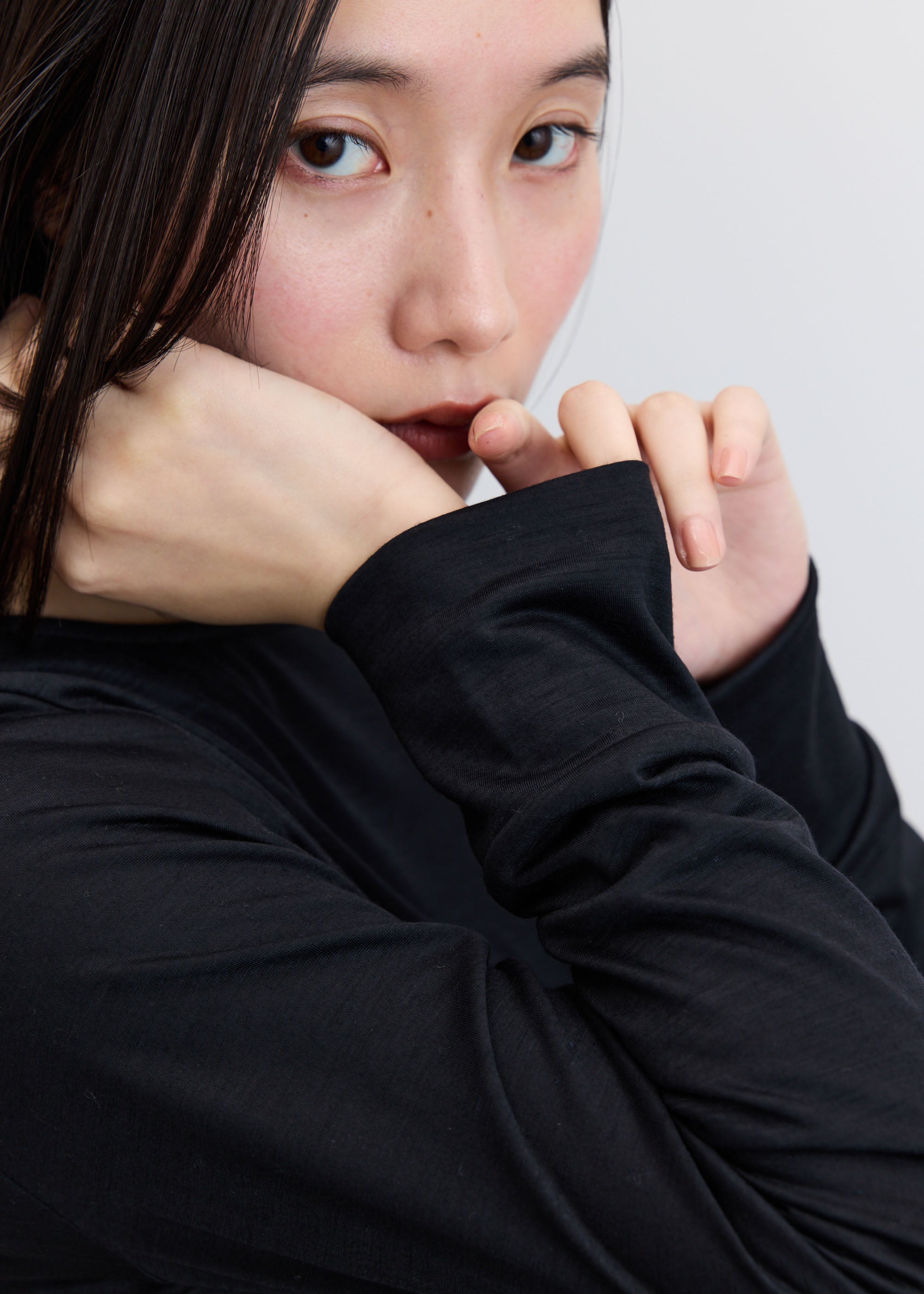 クリアウールクルーネックカットソー - SOÉJU online store｜上質な