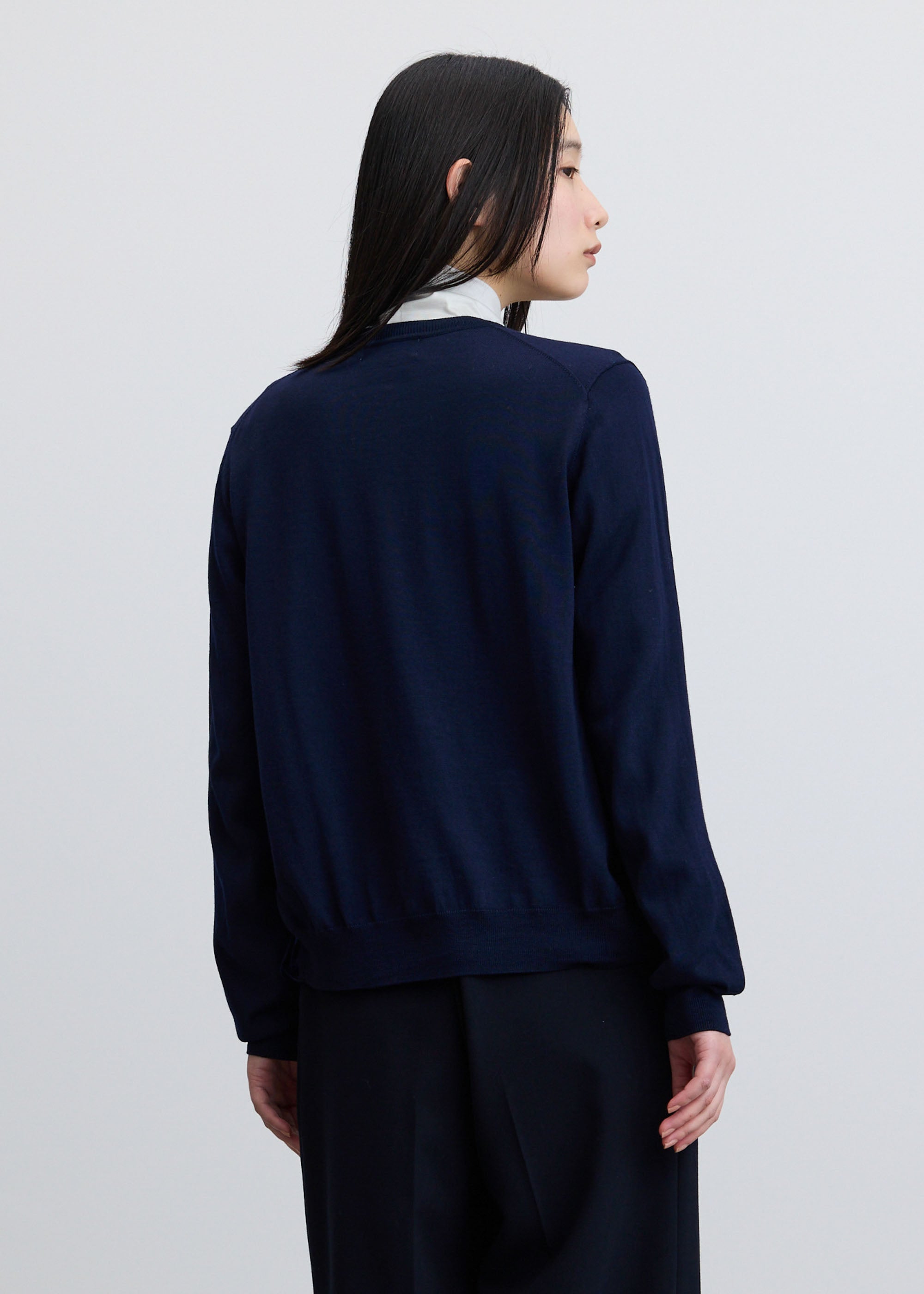 ウールハイゲージカーディガン