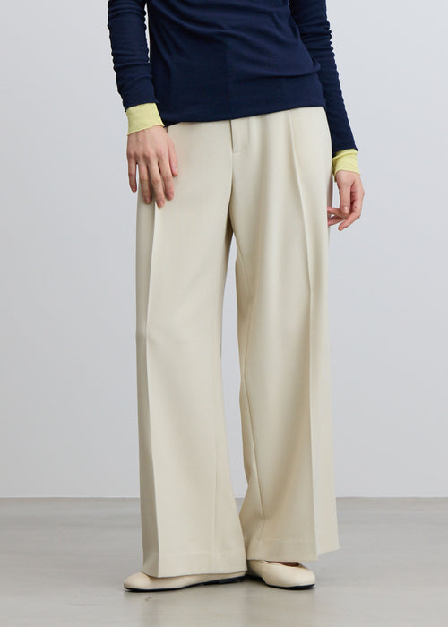 ウールライクワイドパンツ