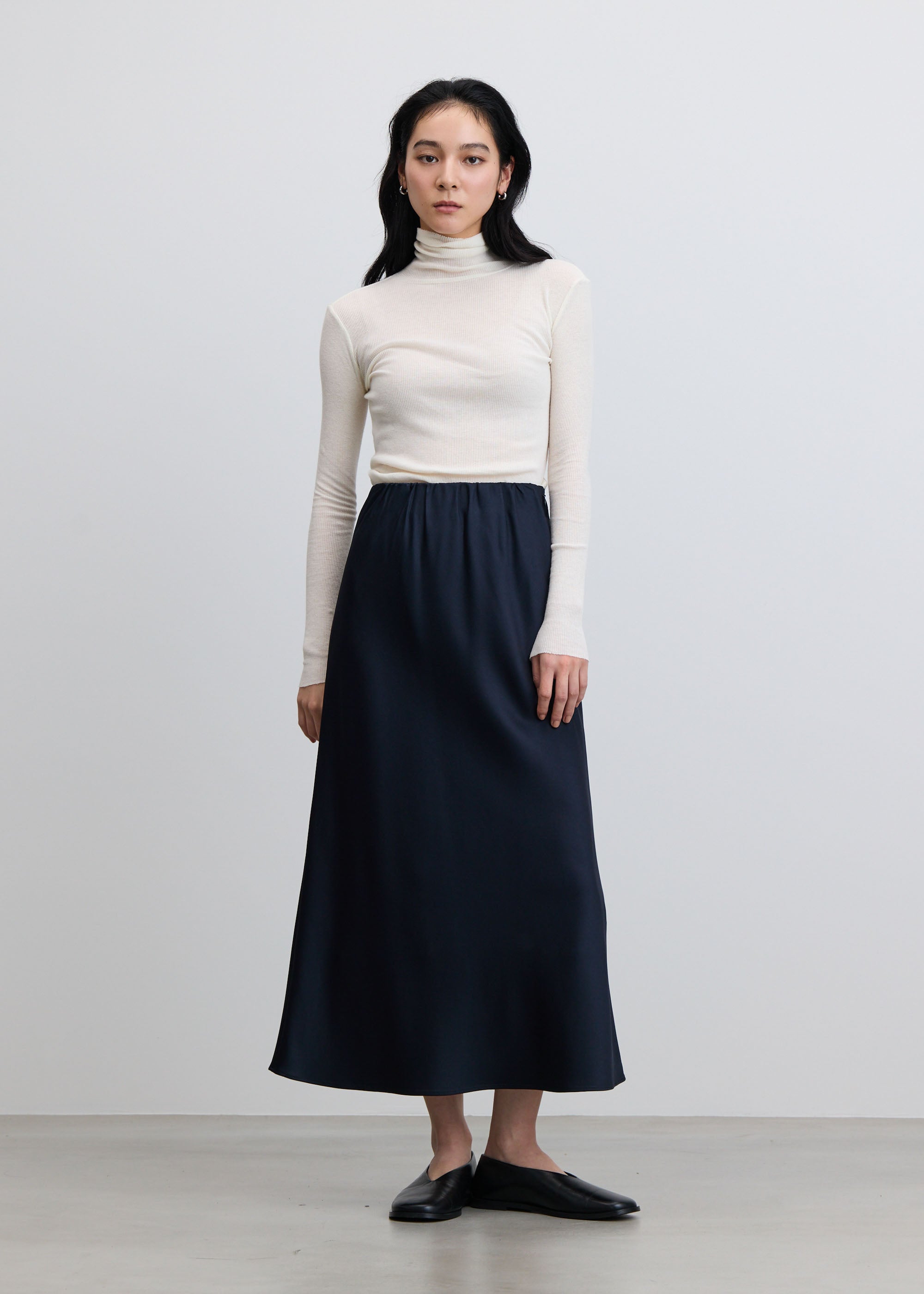 カシミヤ混タートルネックカットソー - SOÉJU online store｜上質な