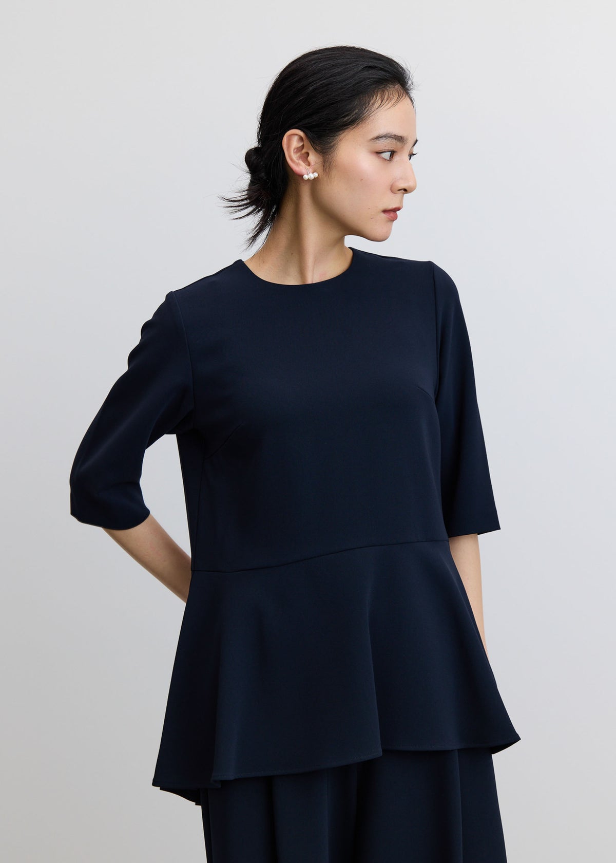 ぺプラムチュニックブラウス - SOÉJU online store｜上質な大人の女性 