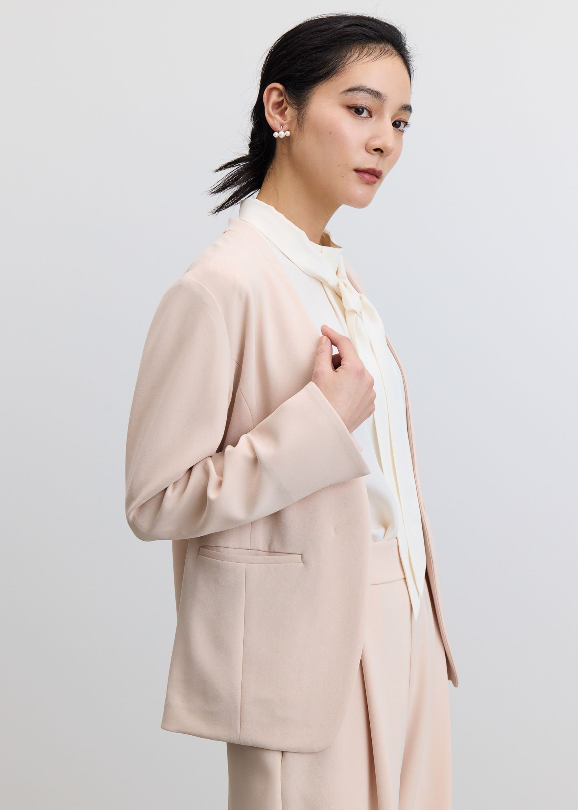 ノーカラージャケット