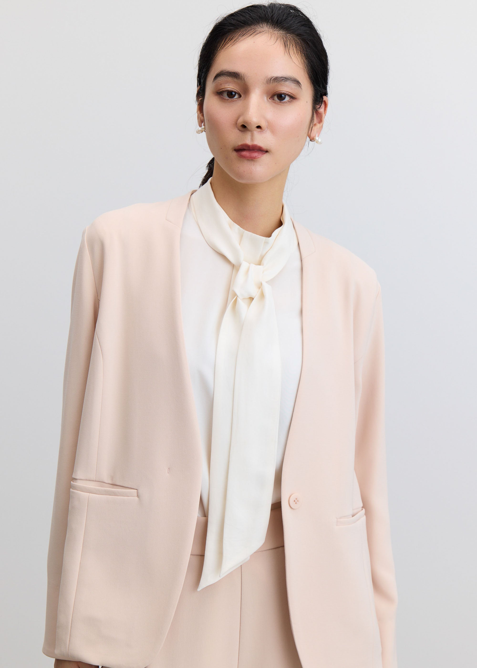 ノーカラージャケット