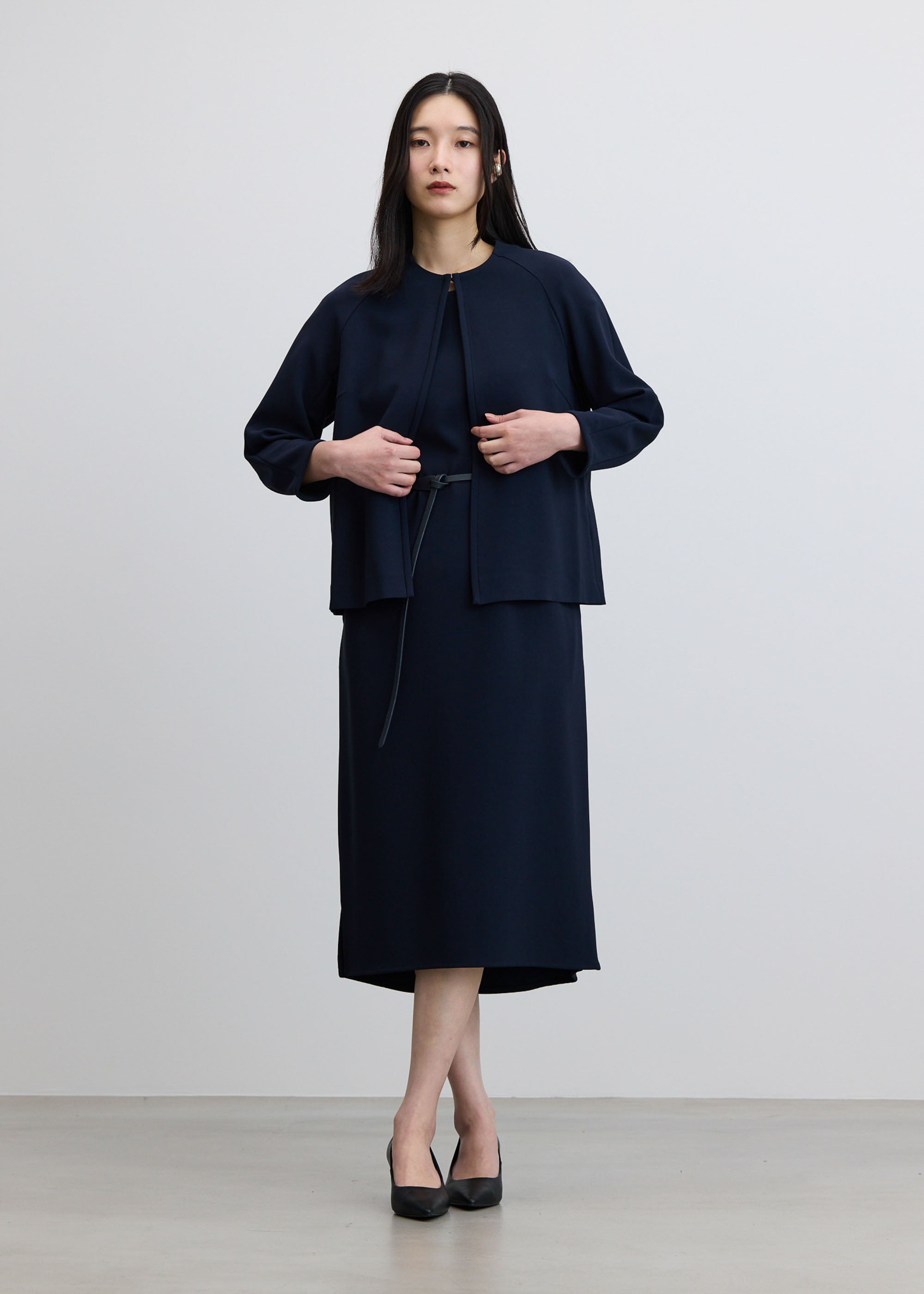 フロントホック8分袖ジャケット - SOÉJU online store｜上質な大人の