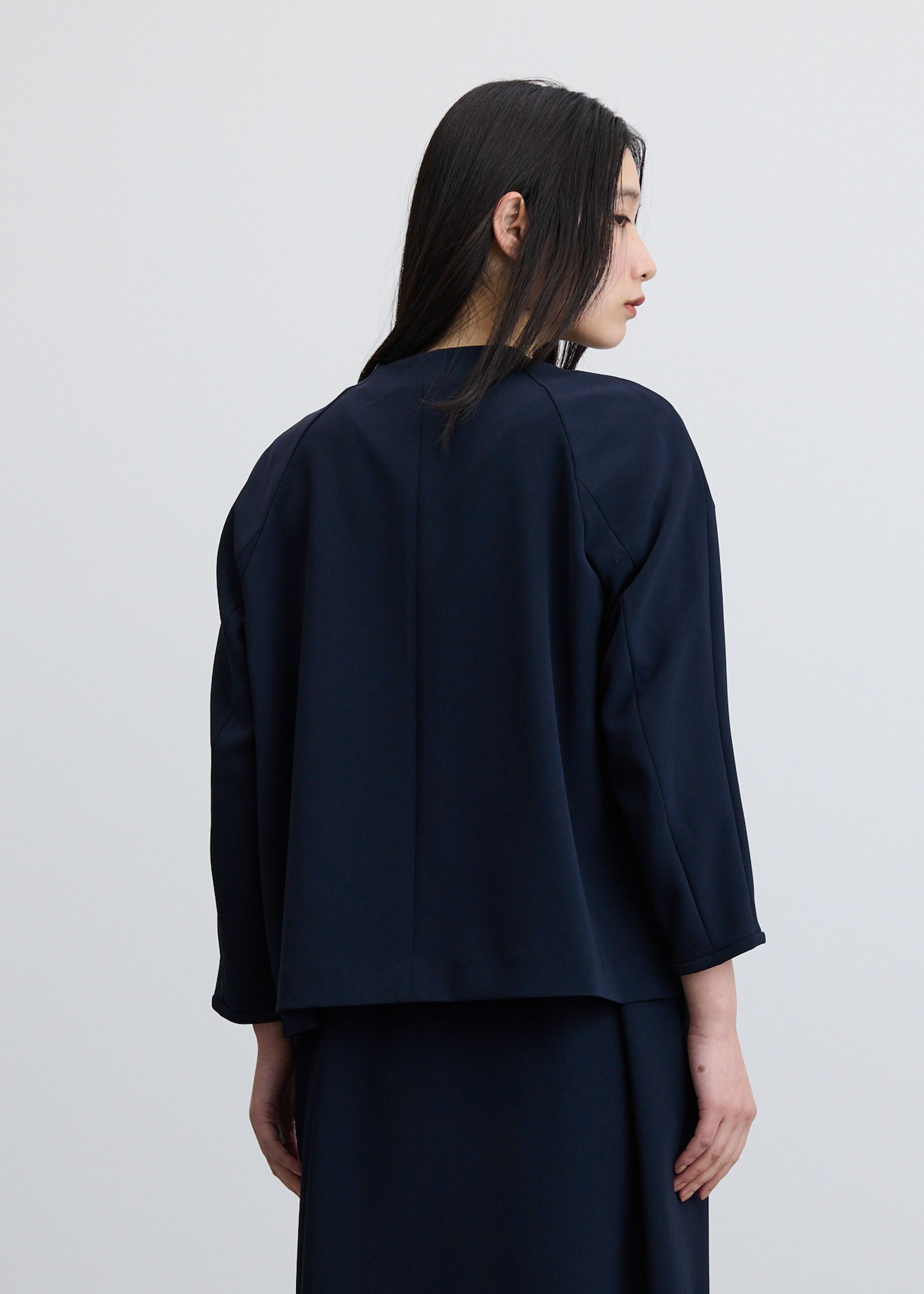 フロントホック8分袖ジャケット - SOÉJU online store｜上質な大人の