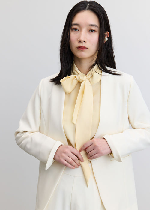 ストレッチファインノーカラージャケット