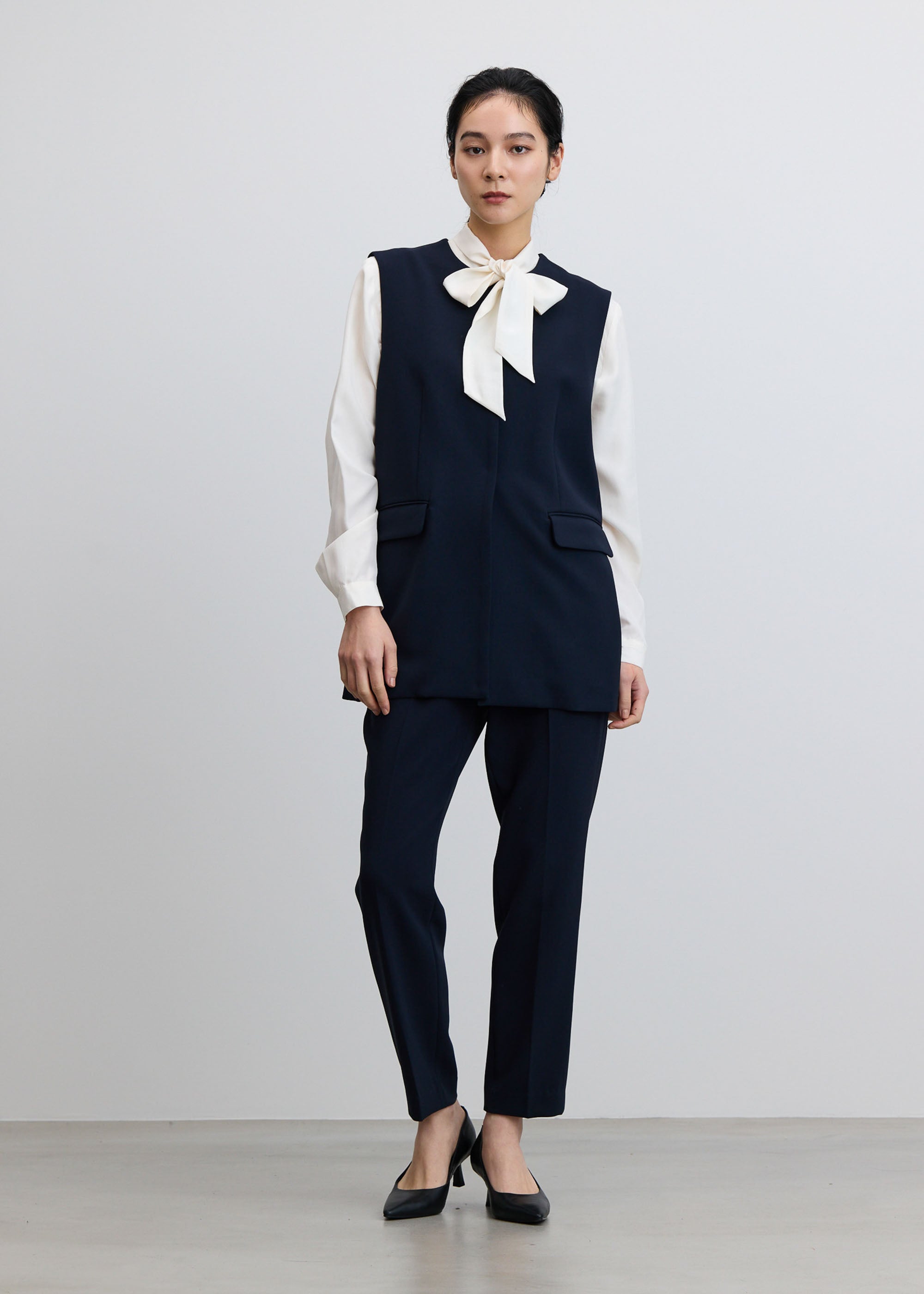 シルクボウタイブラウス - SOÉJU online store｜上質な大人の女性の