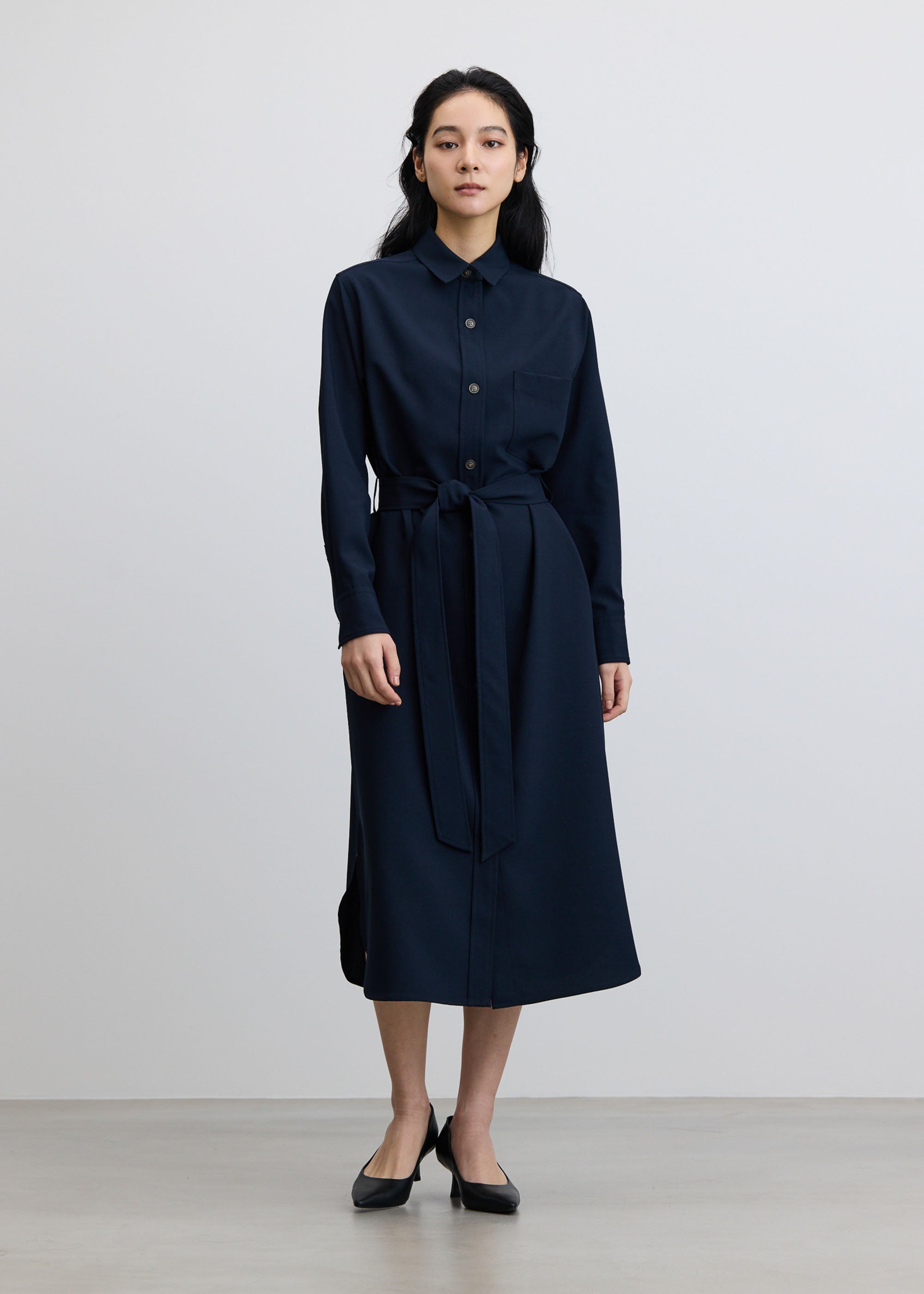 ソージュ Soft Ox Series ソフトオックスシャツワンピース Wardrobe Essentials – Soft Ox Shirt Dress –