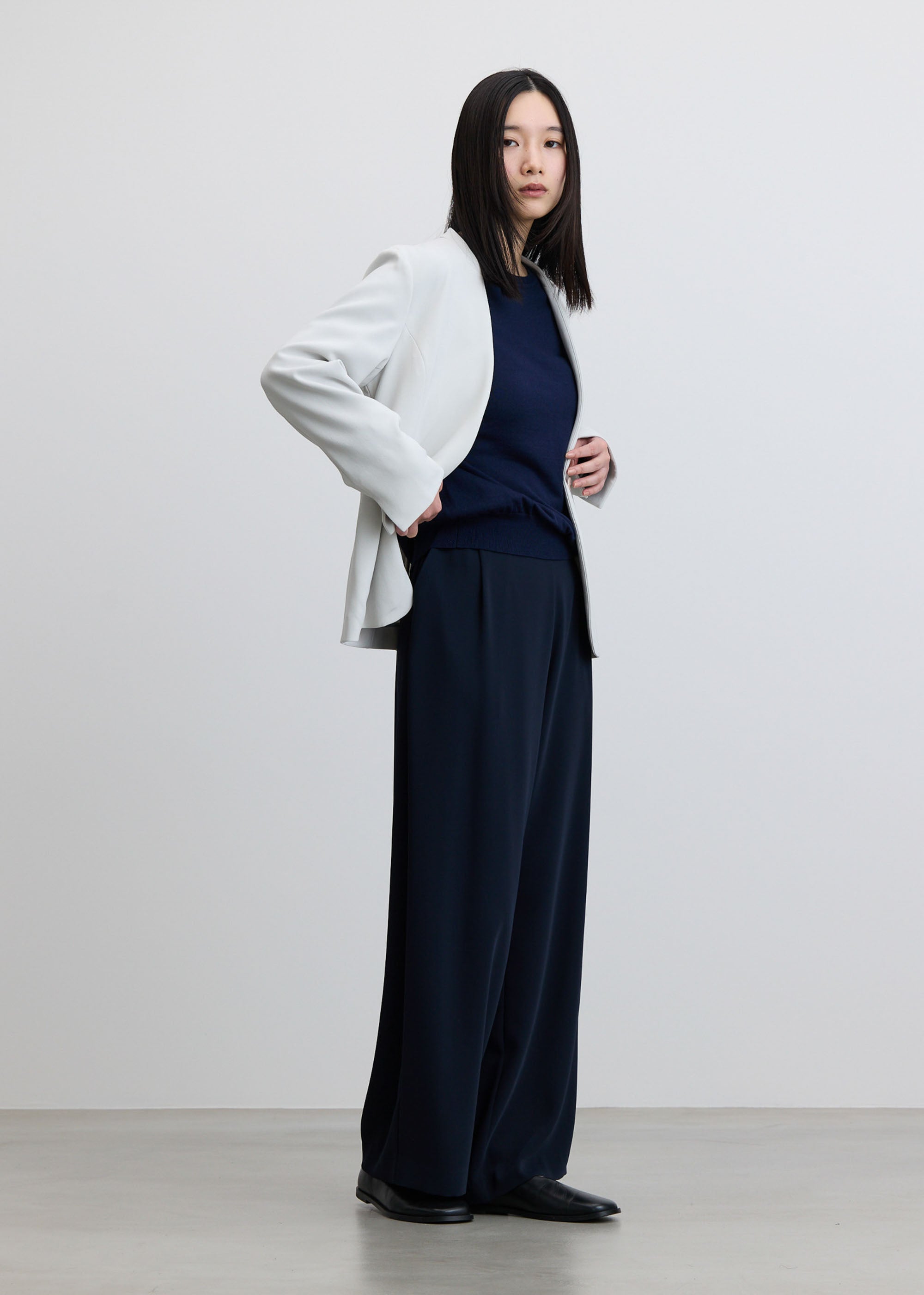 ノーカラージャケット - SOÉJU online store｜上質な大人の女性のため