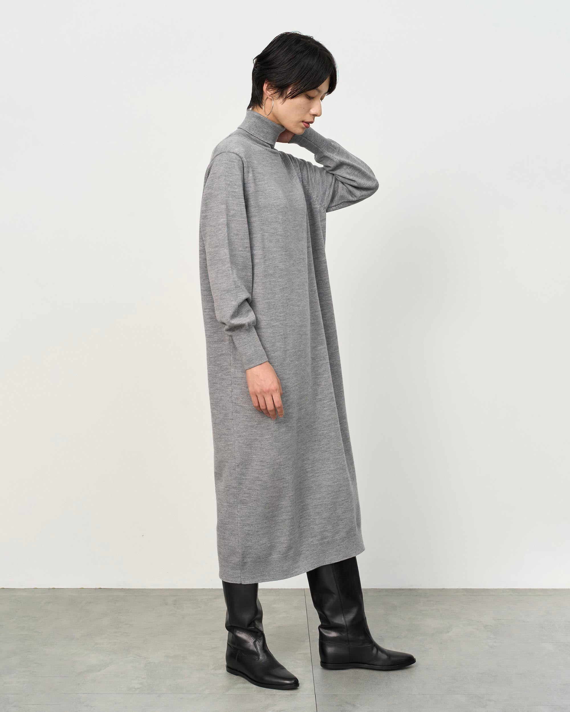 ウール混ニットワンピース - SOÉJU online store｜上質な大人の