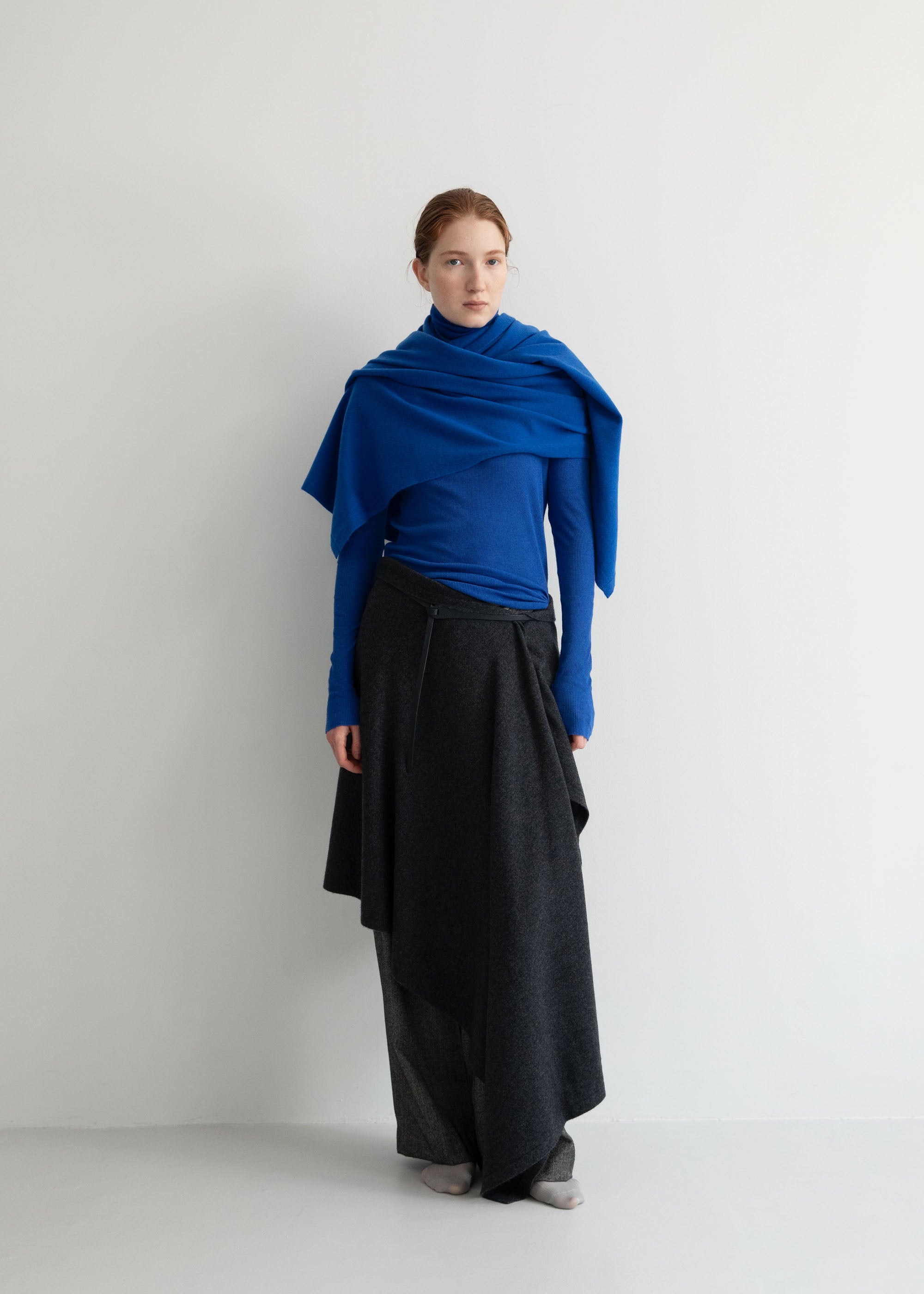 カシミヤ混ニットストール - SOÉJU online store｜上質な大人の