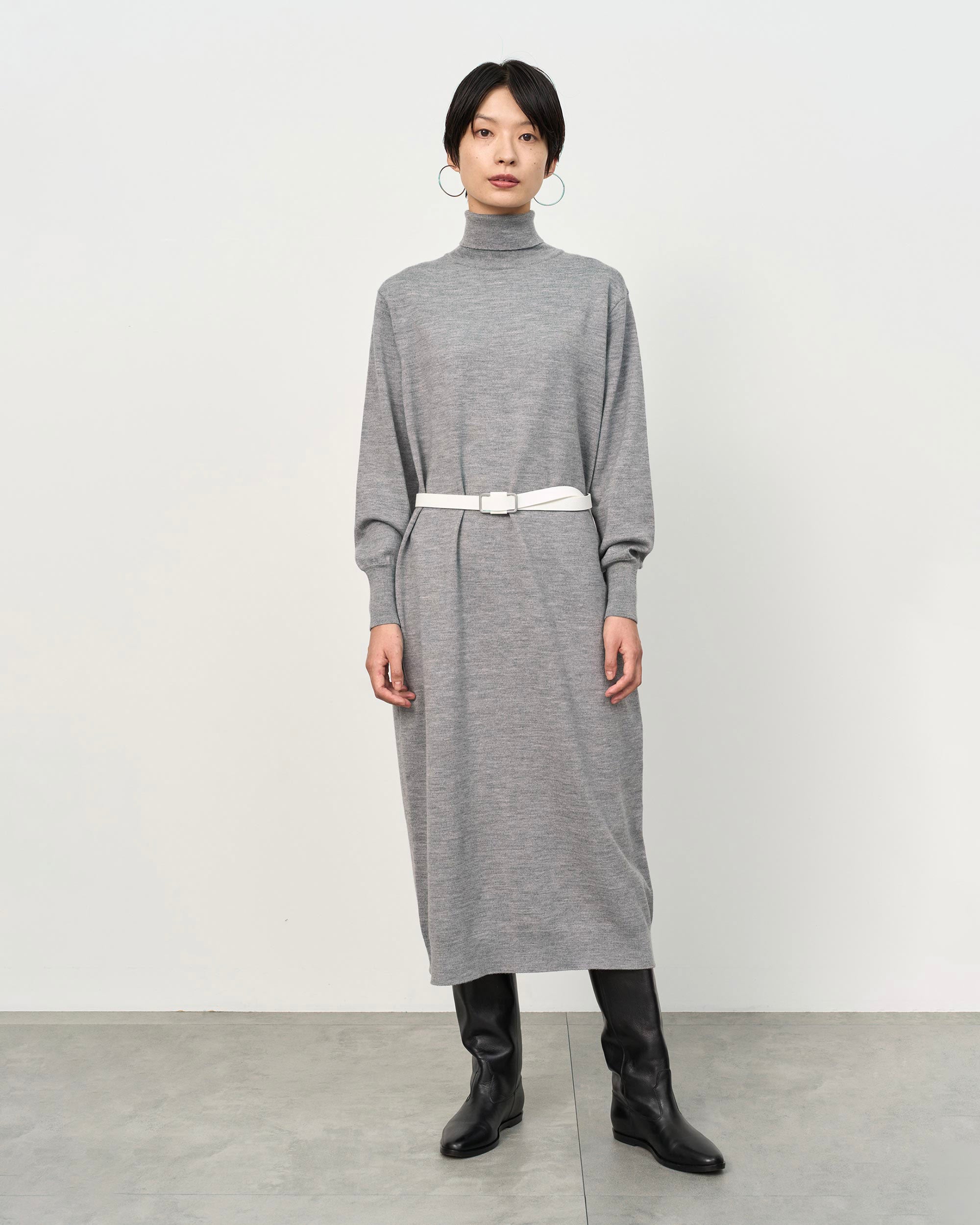 soeju ソージュ ニットワンピース M 完売品 ウール混ニットワンピース