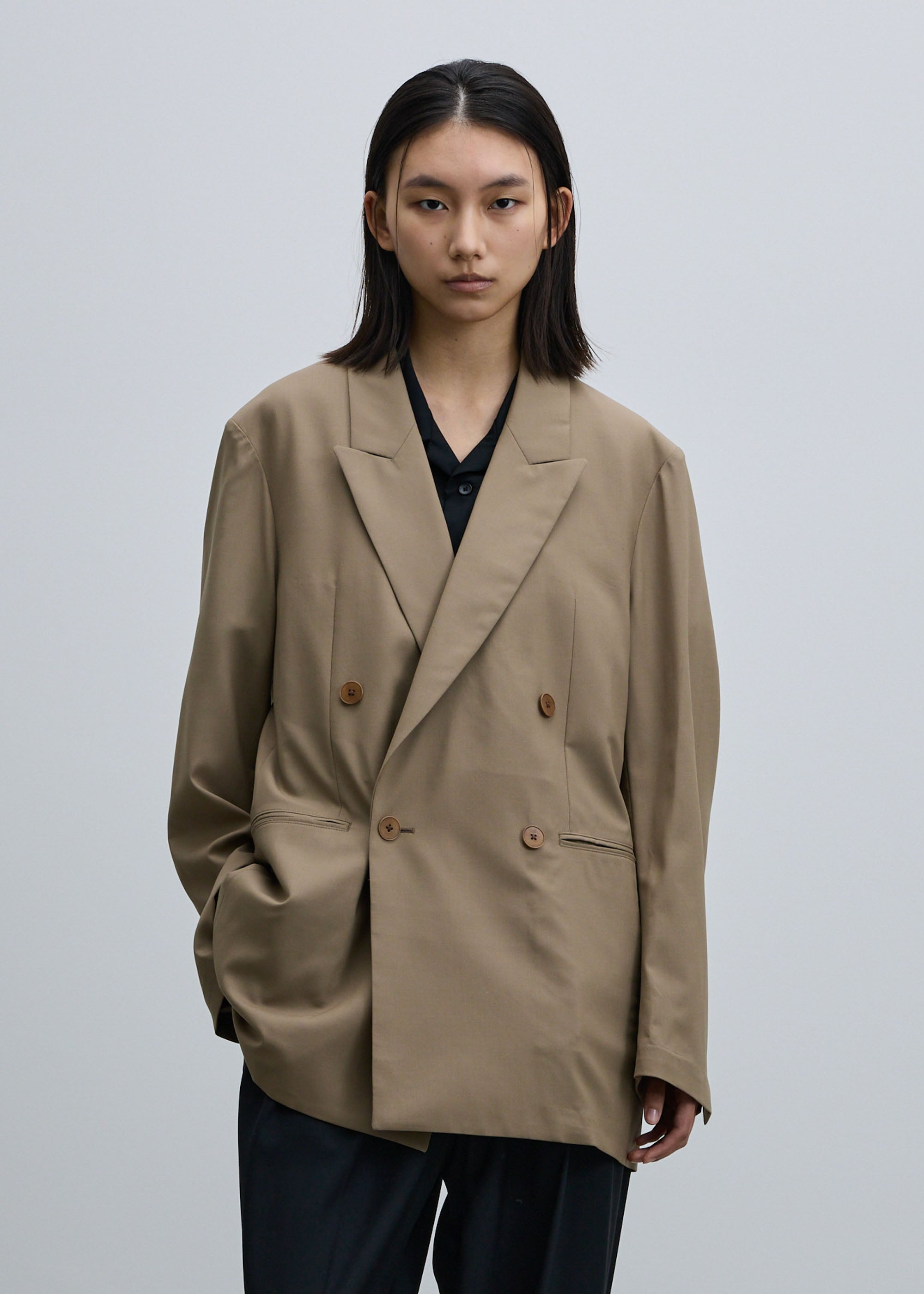 スーパー140ライトウールダブルジャケット