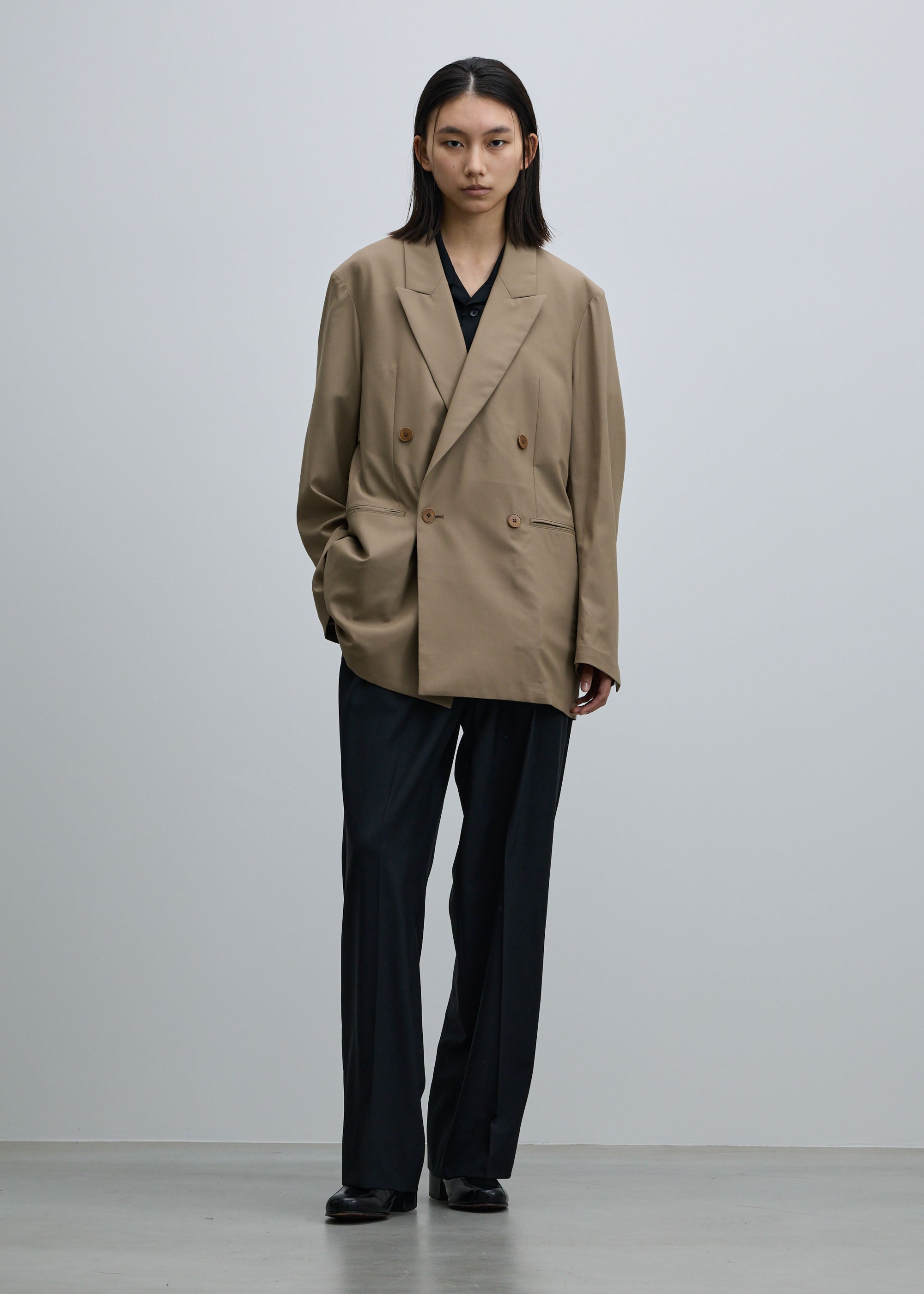 スーパー140ライトウールダブルジャケット