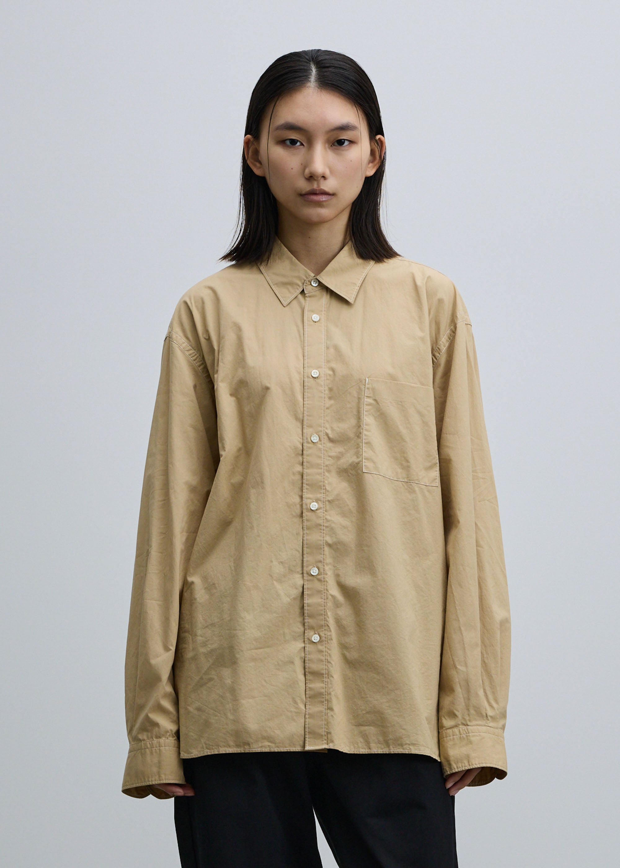 コットンシルクシャツ｜SOÉJU k - SOÉJU online store