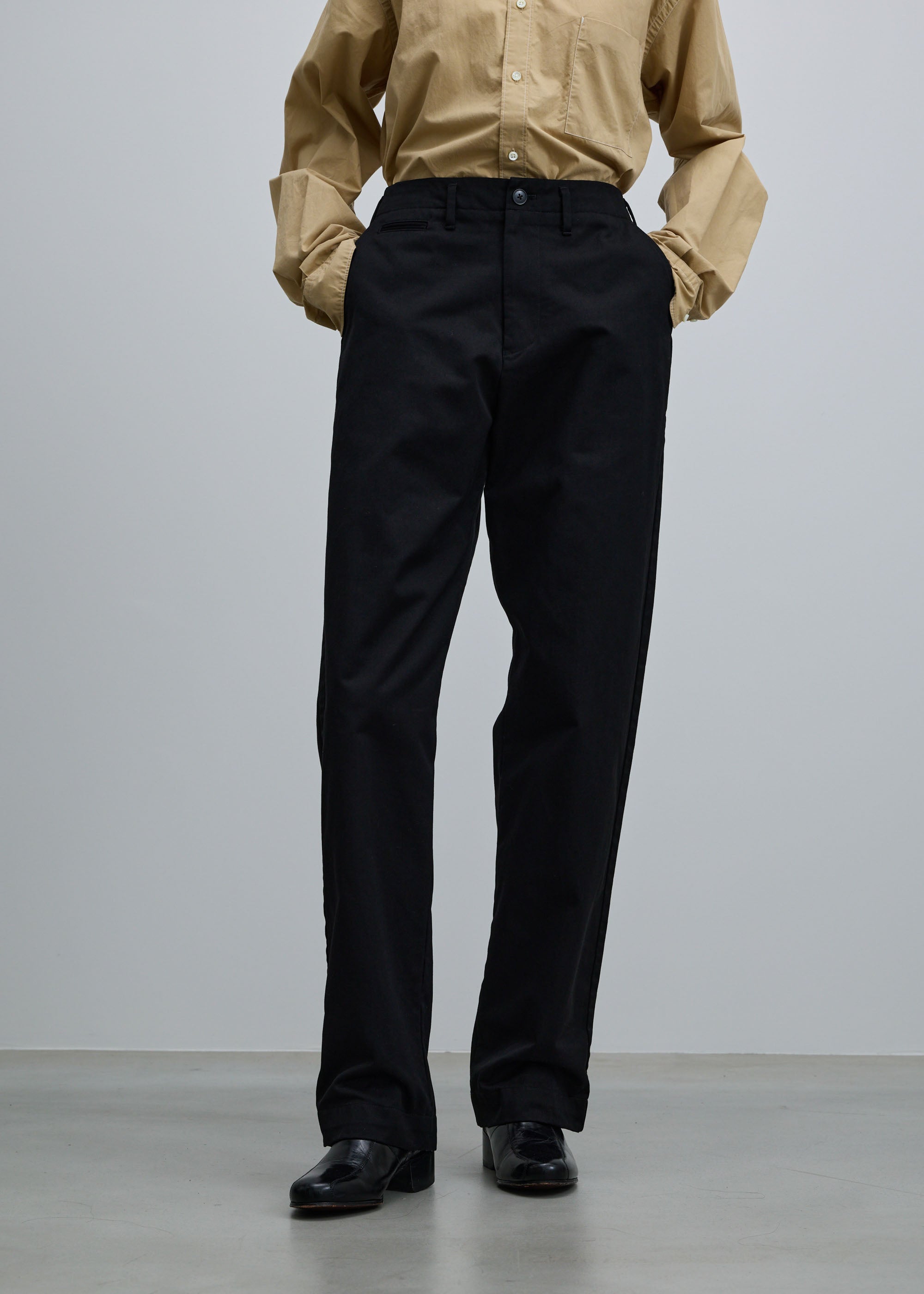 コットンチノパンツ