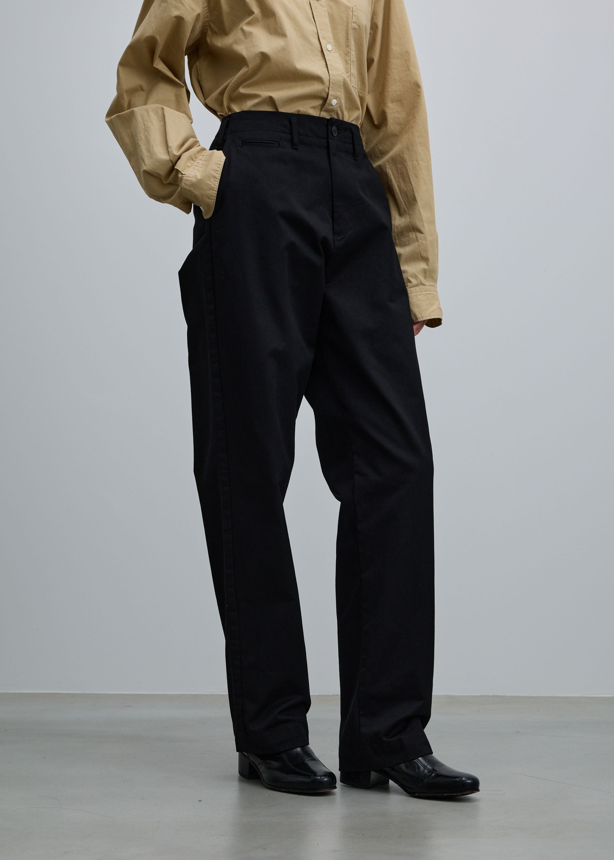 コットンチノパンツ