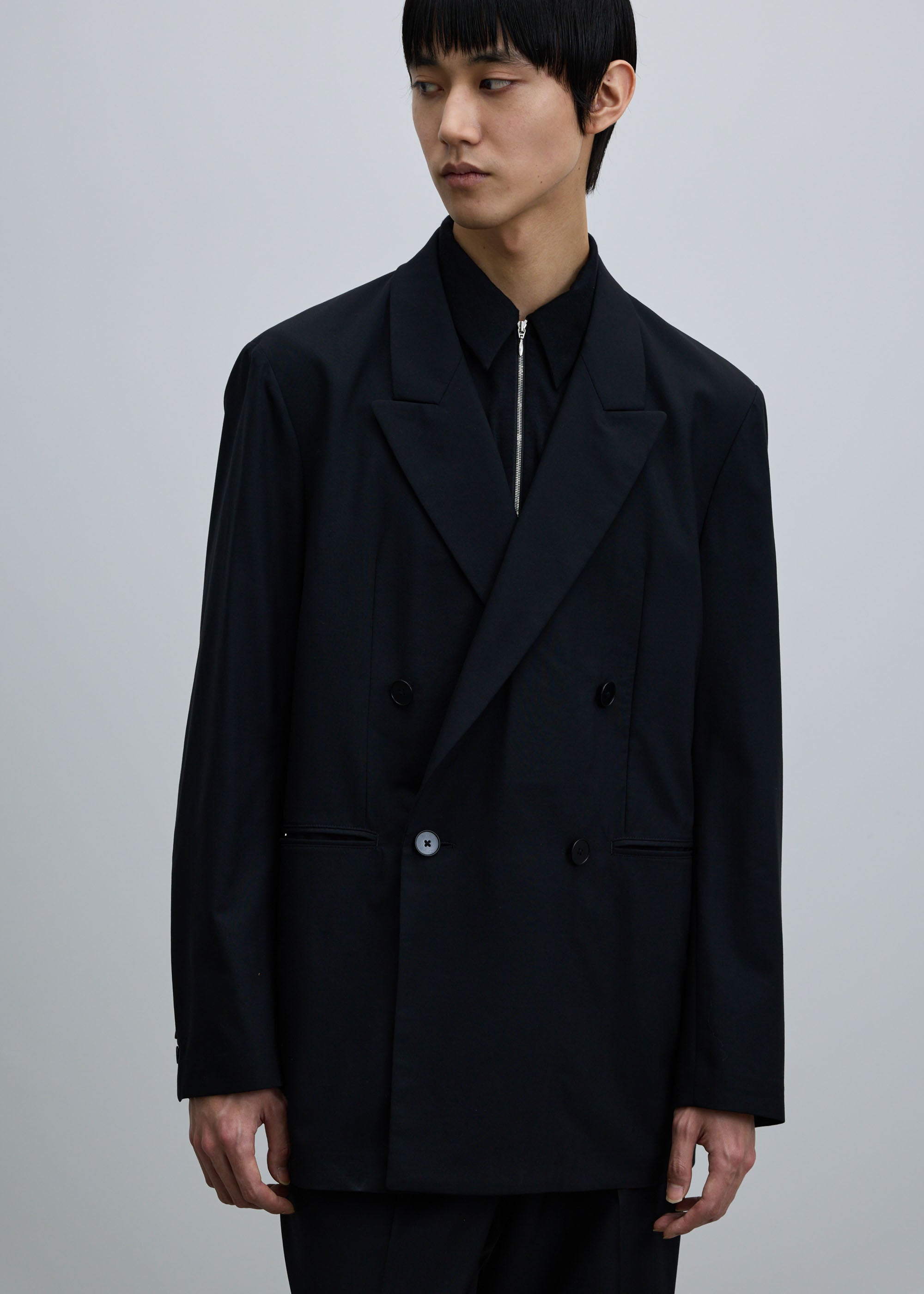 クリアウールハーフジッププルオーバー｜SOÉJU k - SOÉJU online store