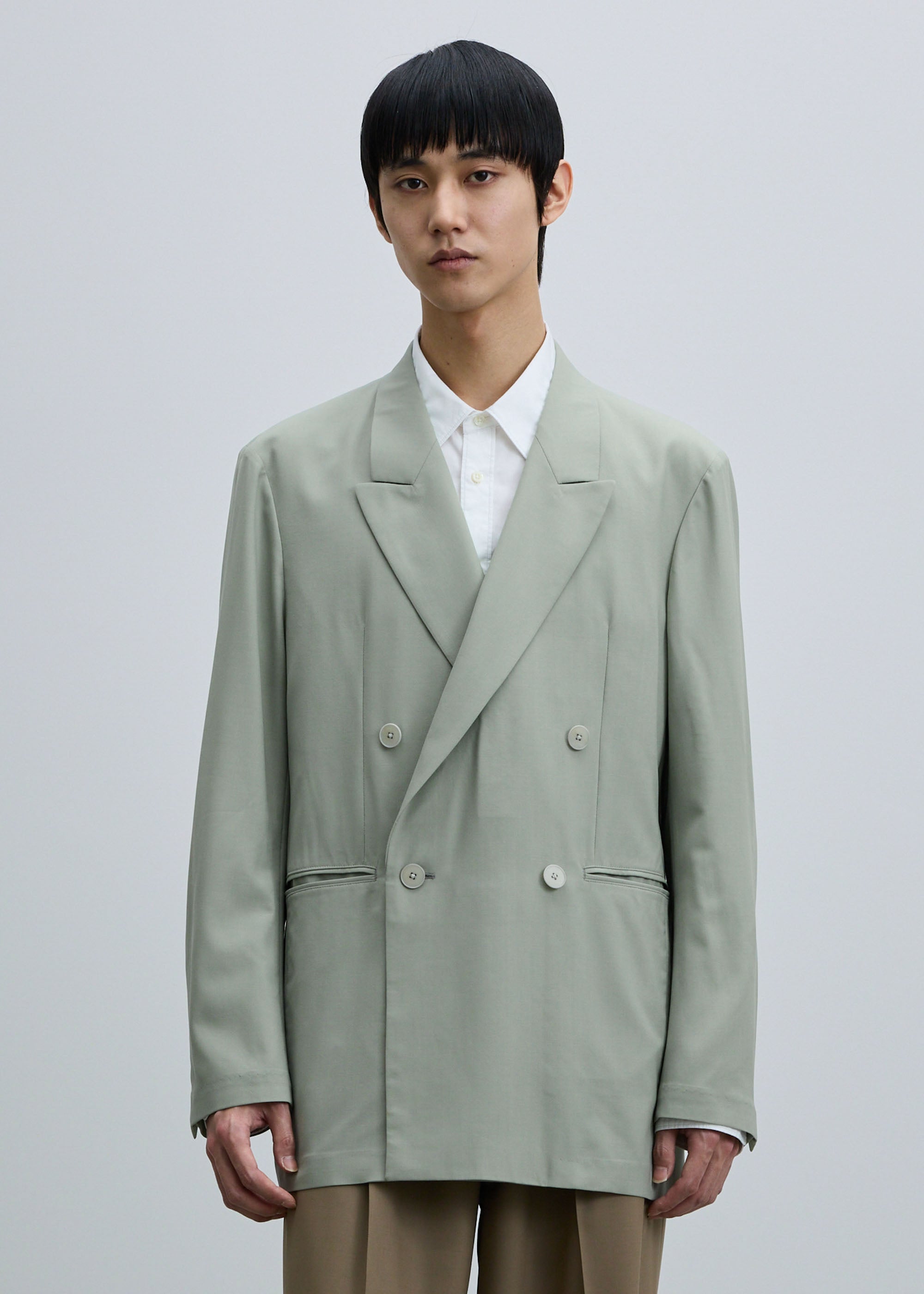 スーパー140ライトウールダブルジャケット