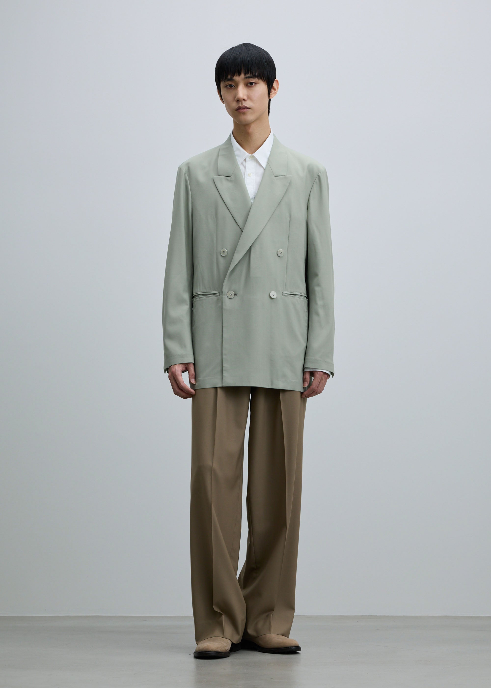 スーパー140ライトウールダブルジャケット