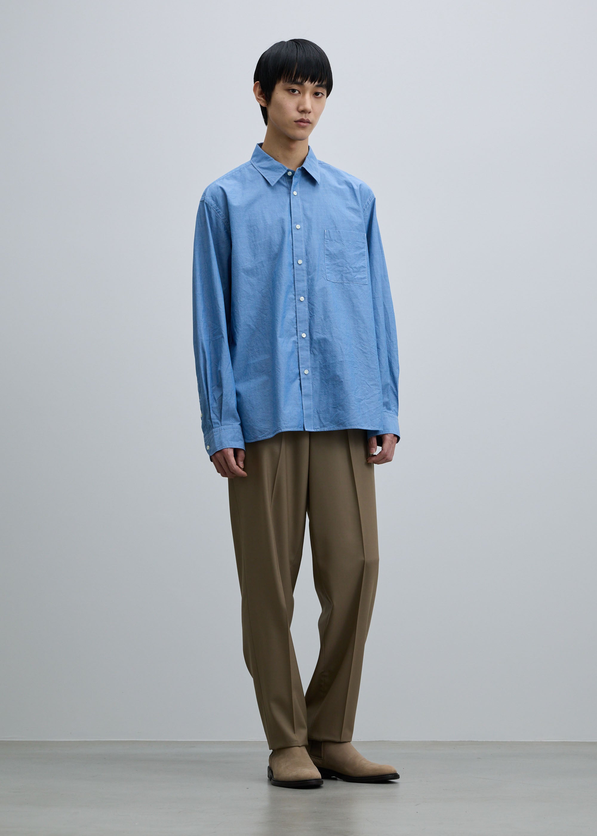 コットンシルクシャツ｜SOÉJU k - SOÉJU online store