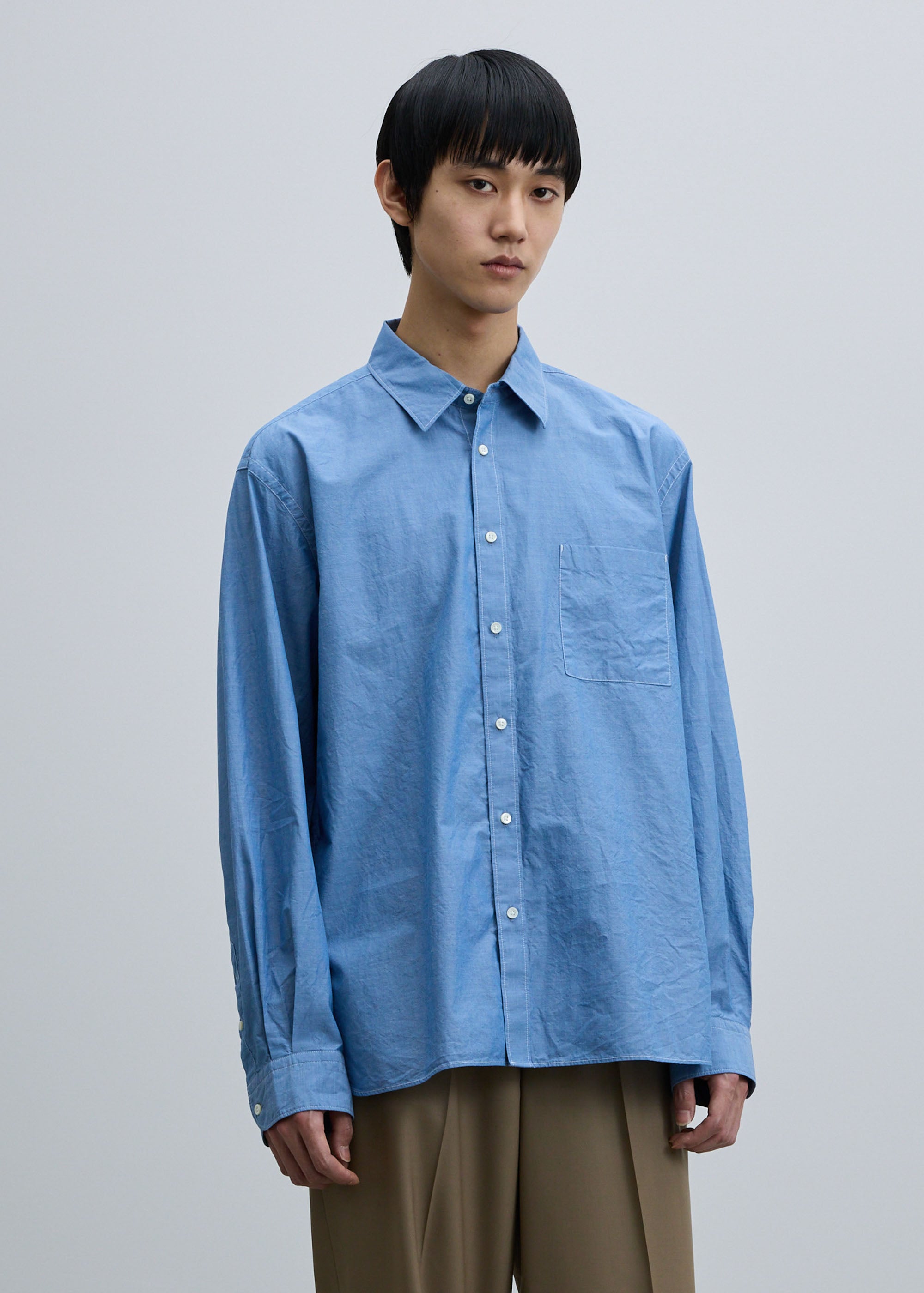 コットンシルクシャツ｜SOÉJU k - SOÉJU online store