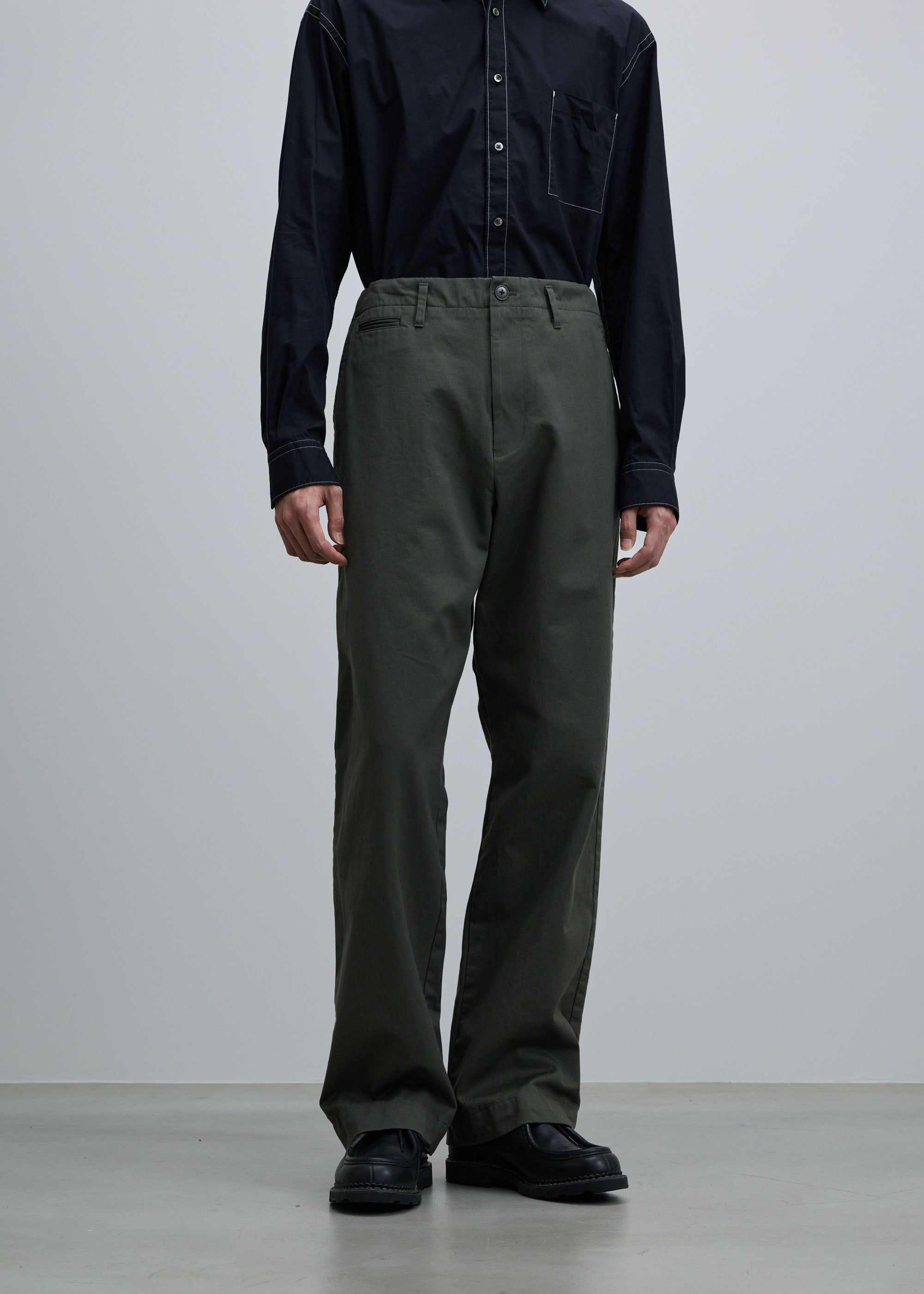 コットンチノパンツ