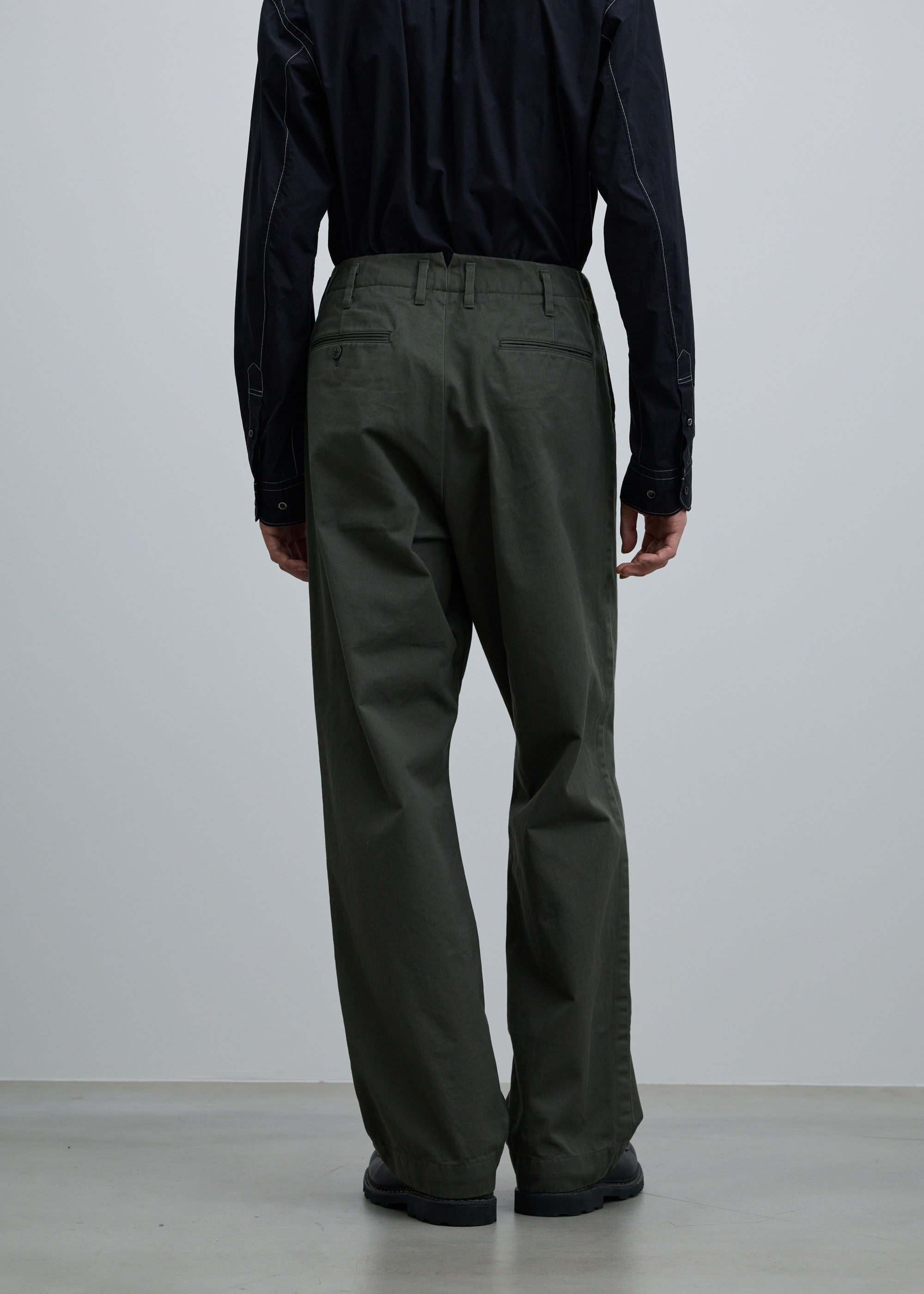 コットンチノパンツ