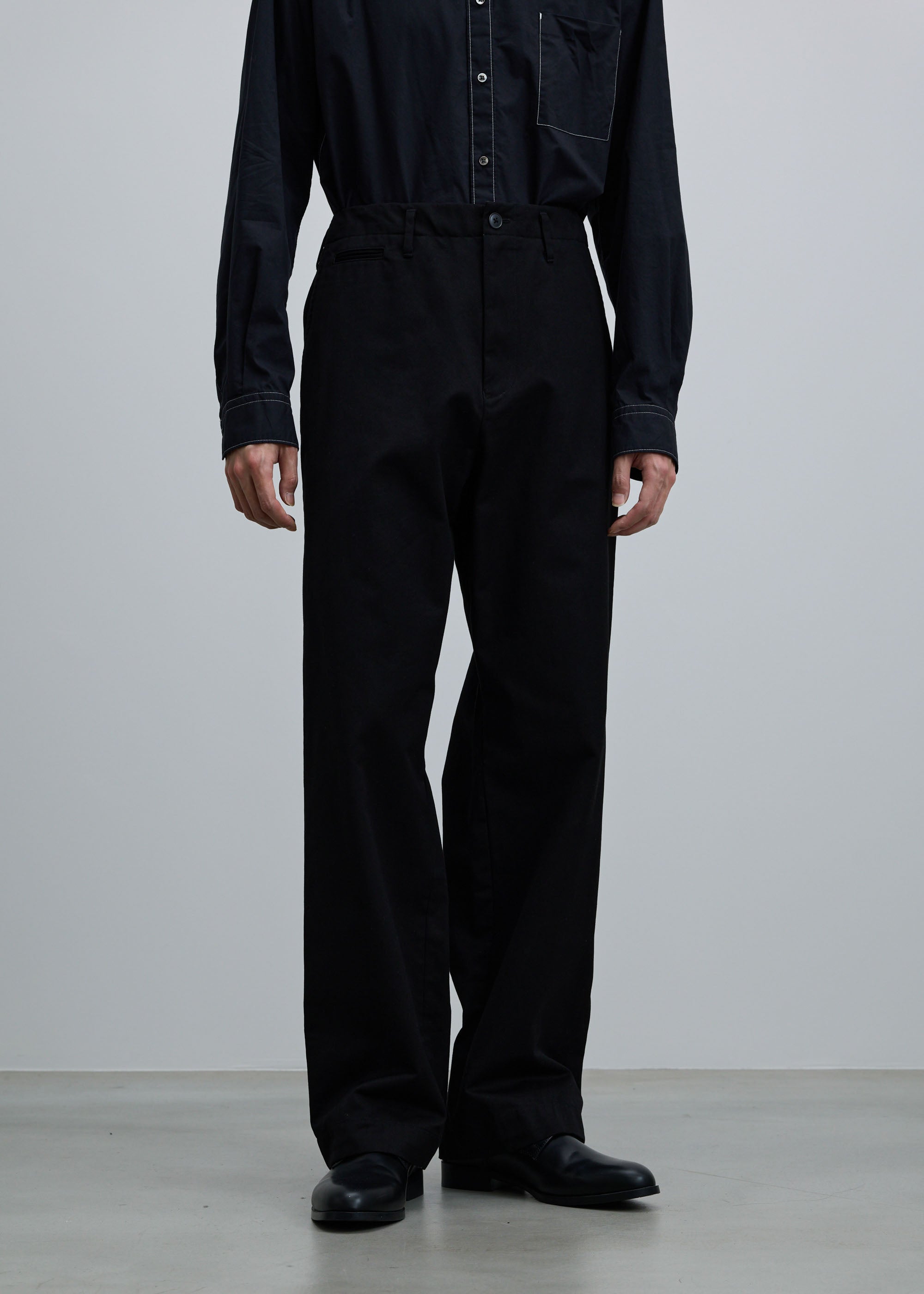 コットンチノパンツ