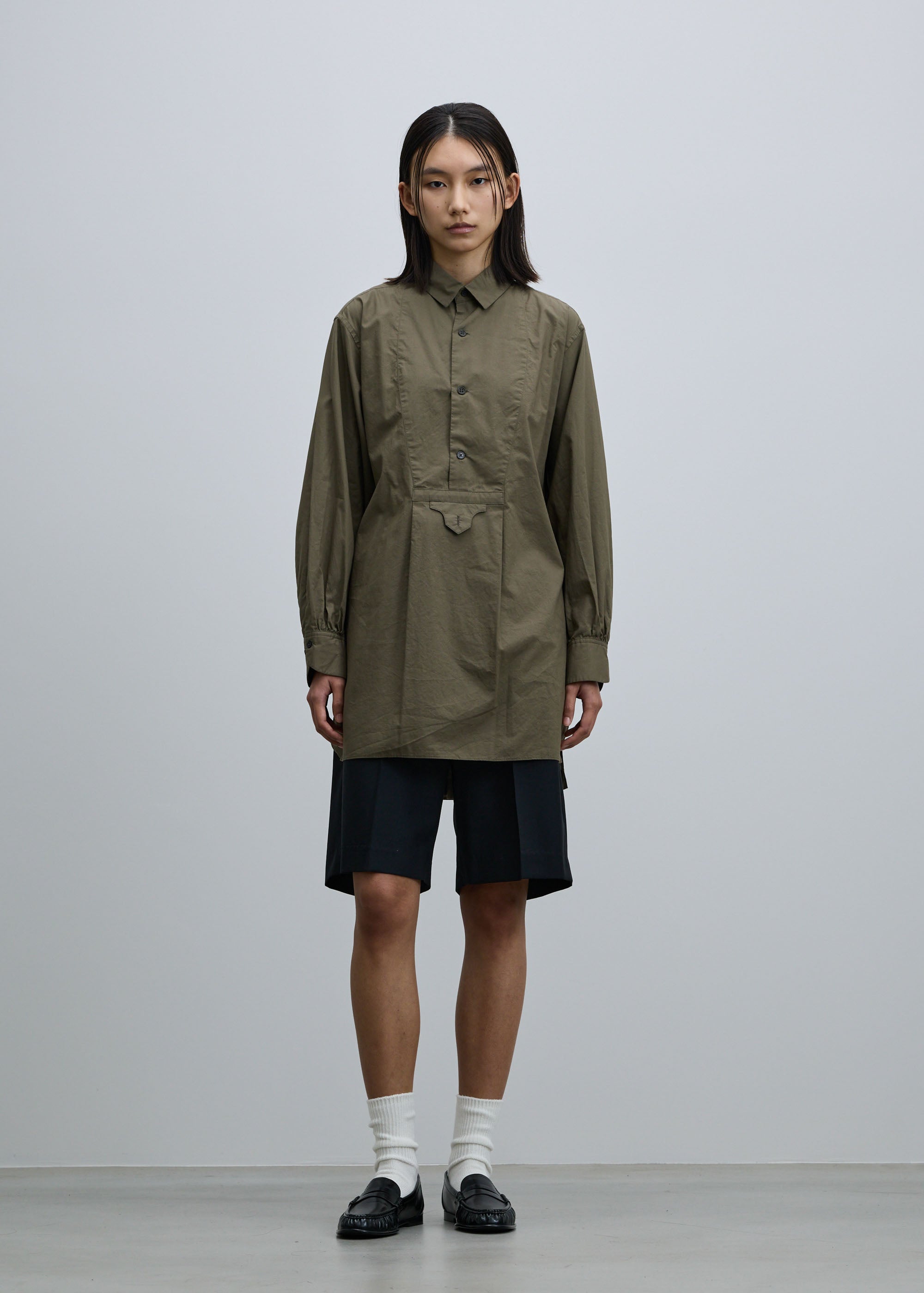 コットンシルクブザムチュニックシャツ|SOÉJU k - SOÉJU online store コットンシルクブザムチュニックシャツ|SOÉJU k - SOÉJU online store