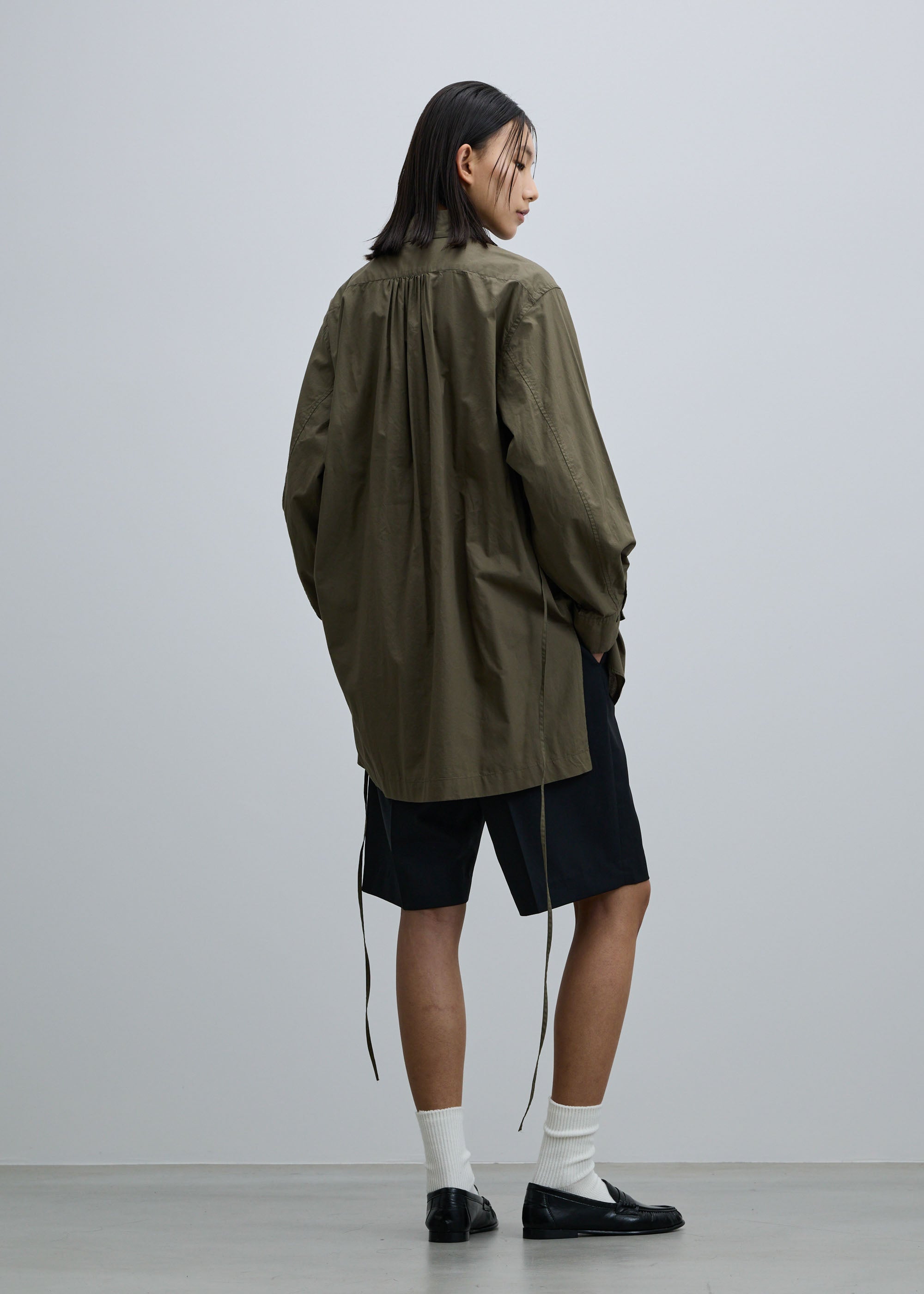 コットンシルクブザムチュニックシャツ｜SOÉJU k - SOÉJU online store