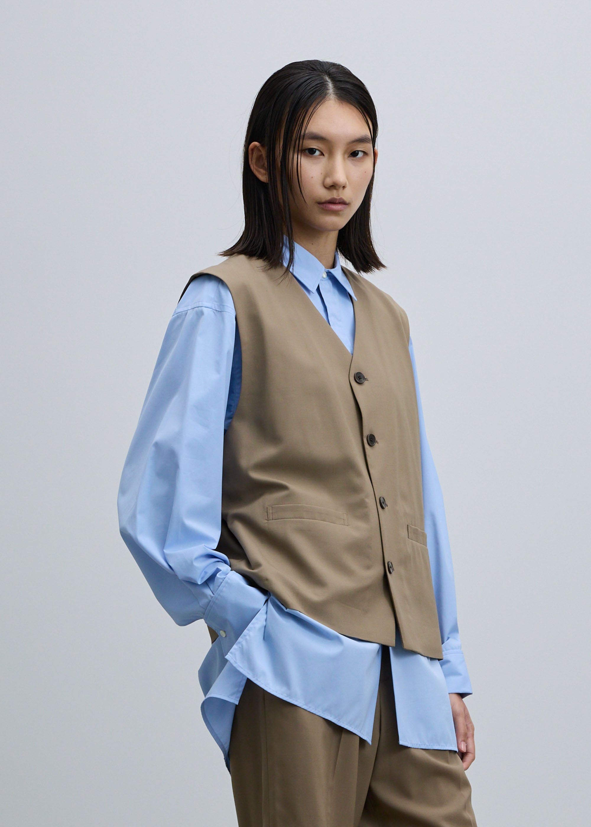 スーパー140ライトウールジレ