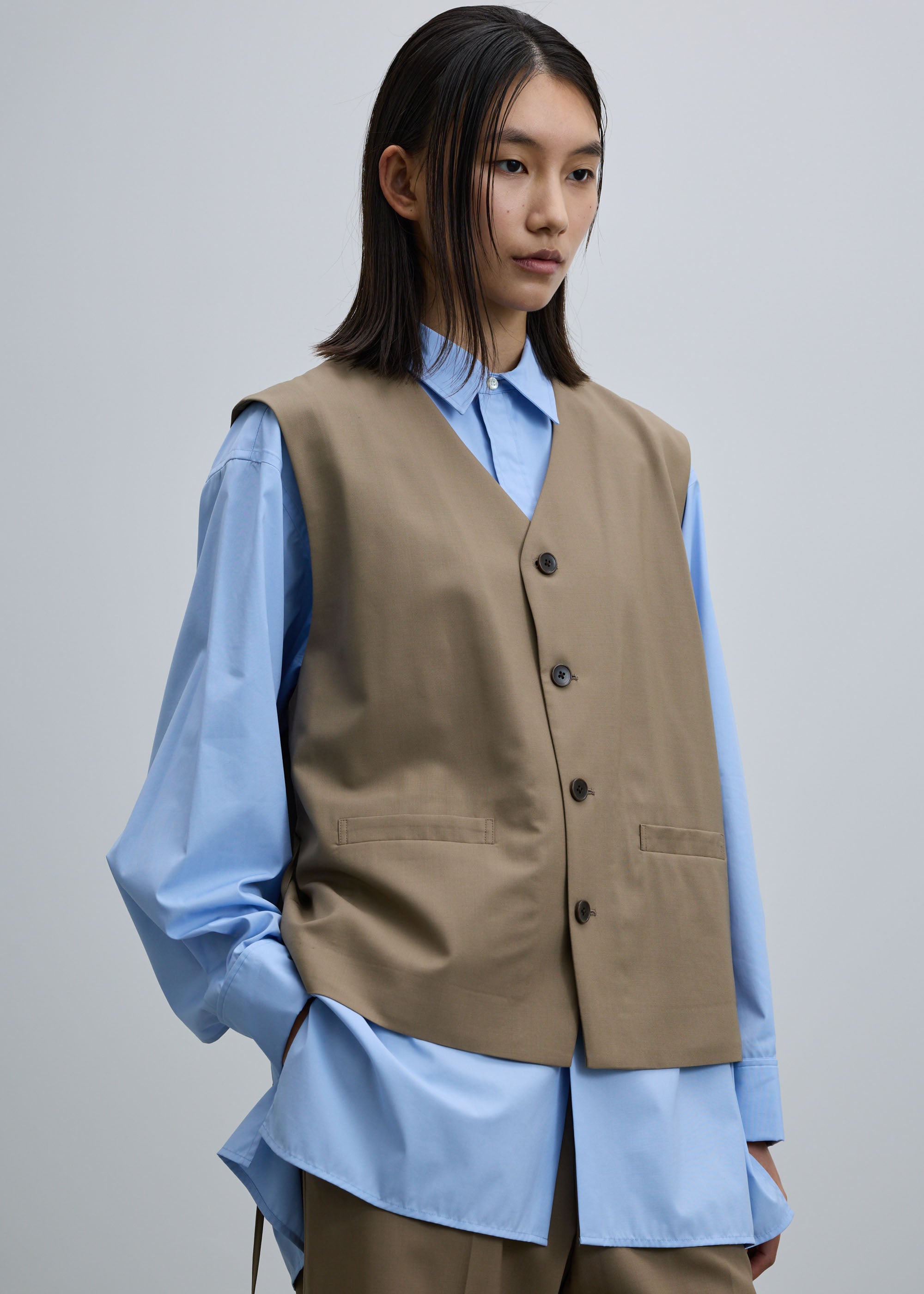 スーパー140ライトウールジレ