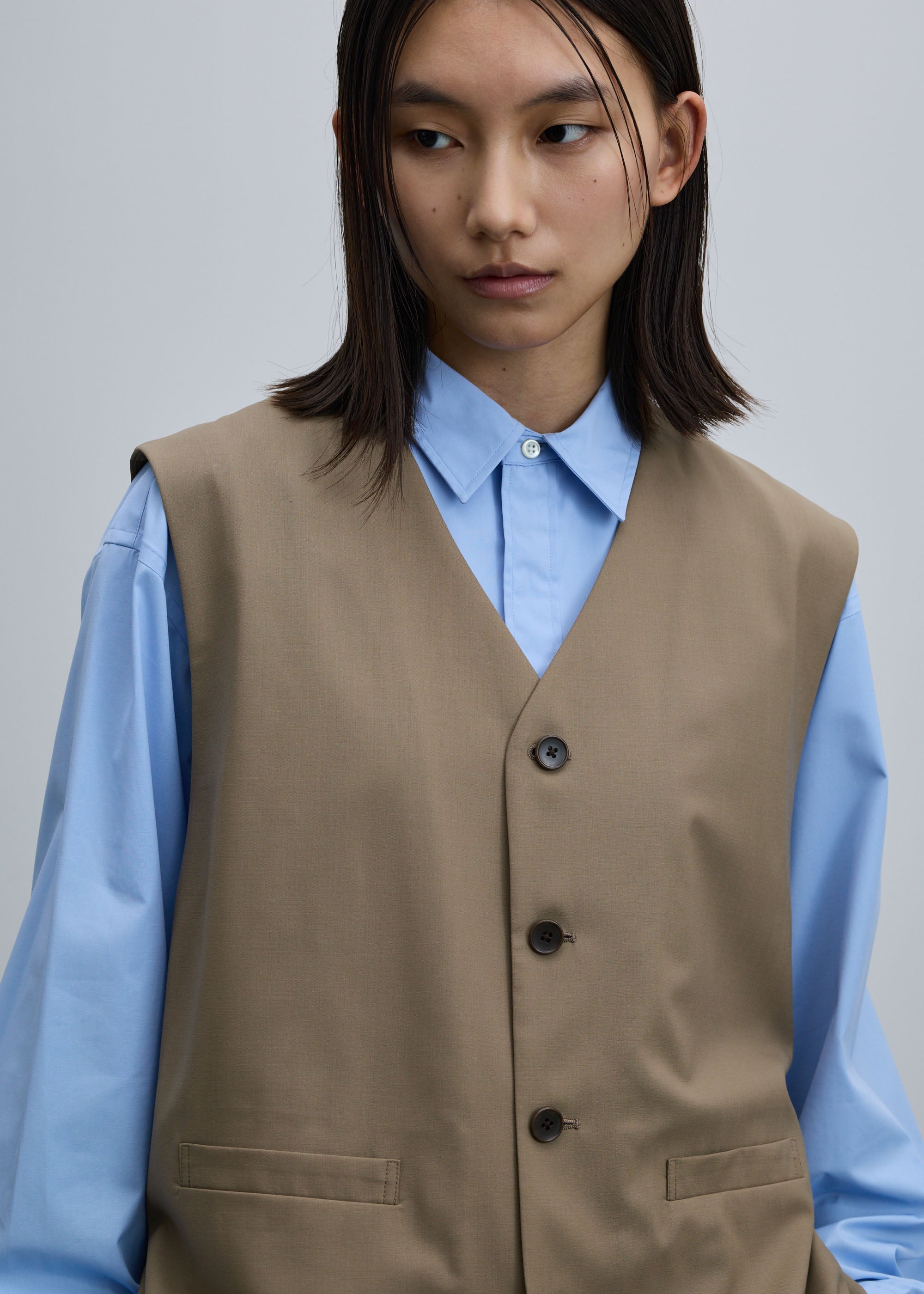 スーパー140ライトウールジレ