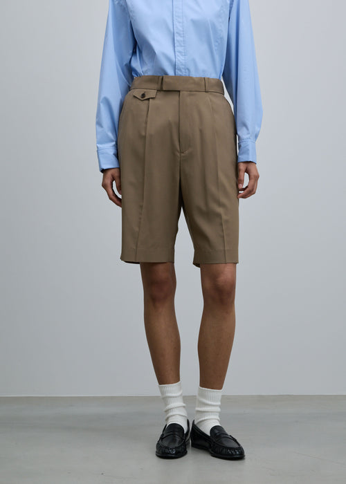 スーパー140ライトウールバミューダパンツ