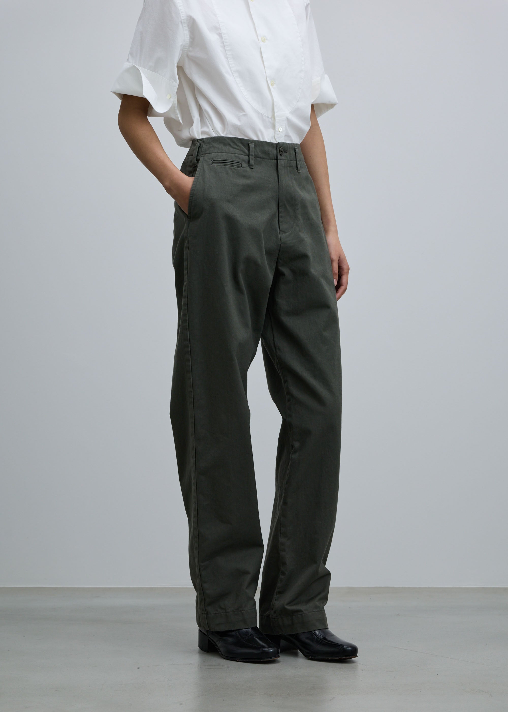 コットンチノパンツ