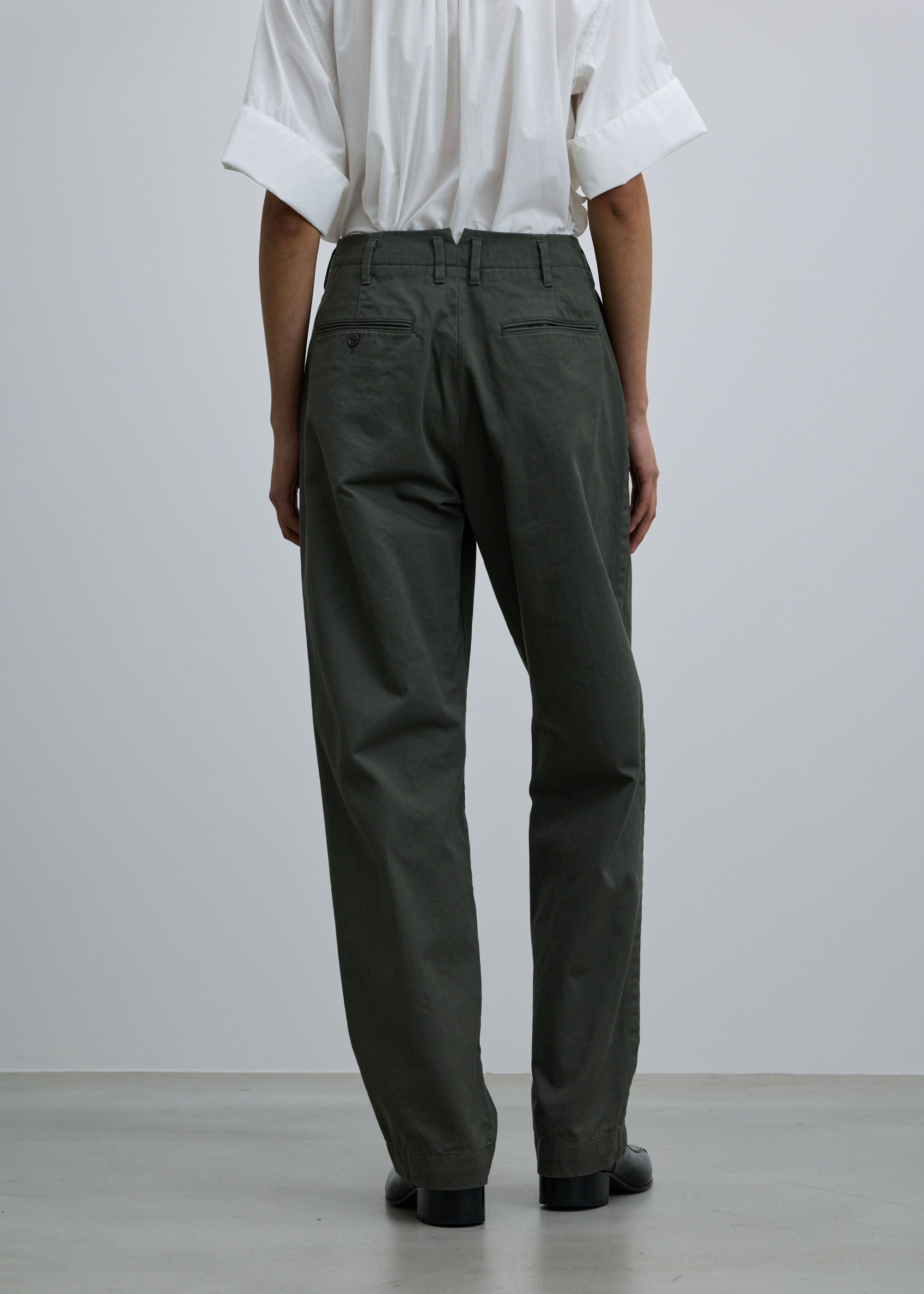 コットンチノパンツ