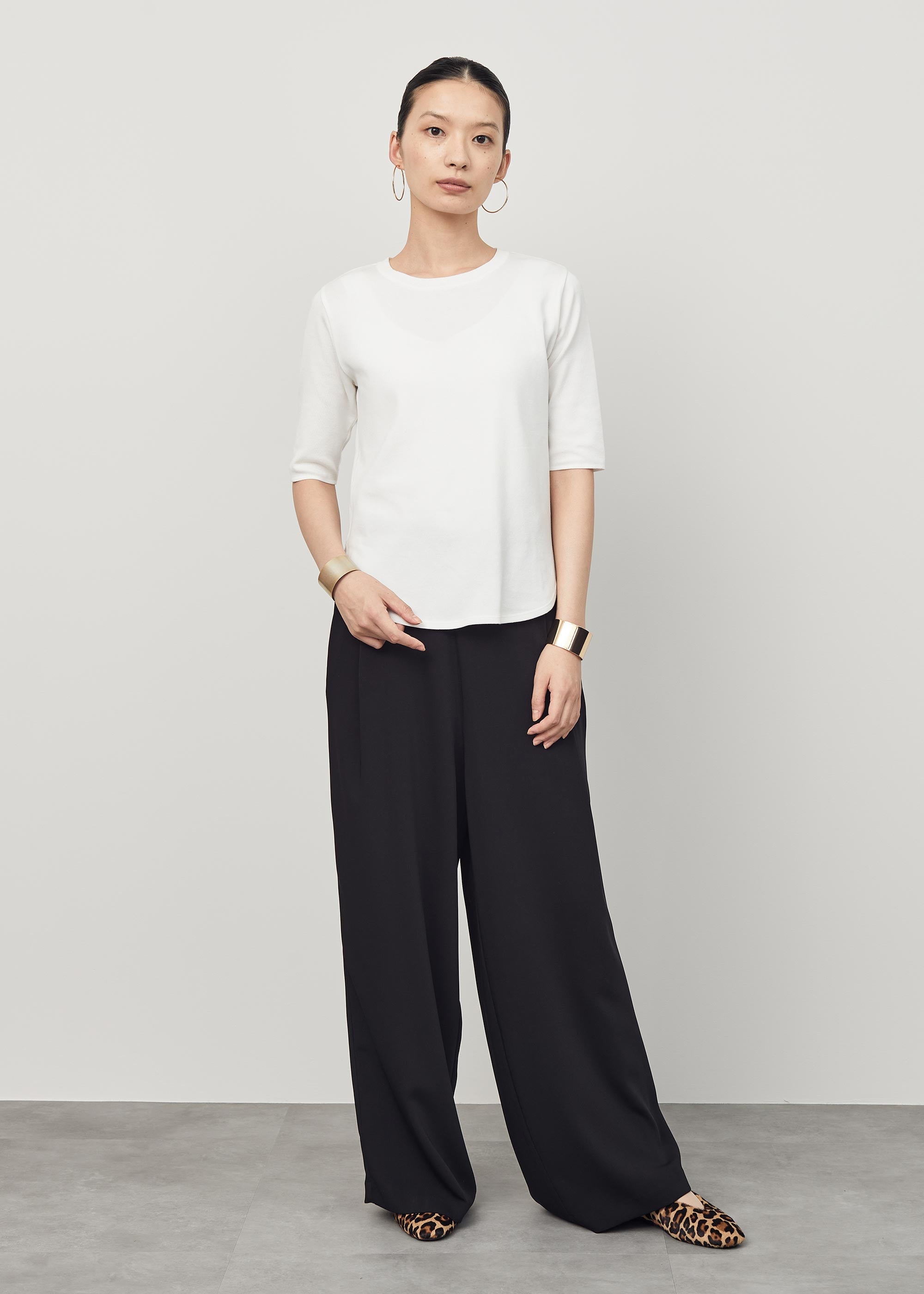 5分袖ニットソー - SOÉJU online store｜上質な大人の女性のための